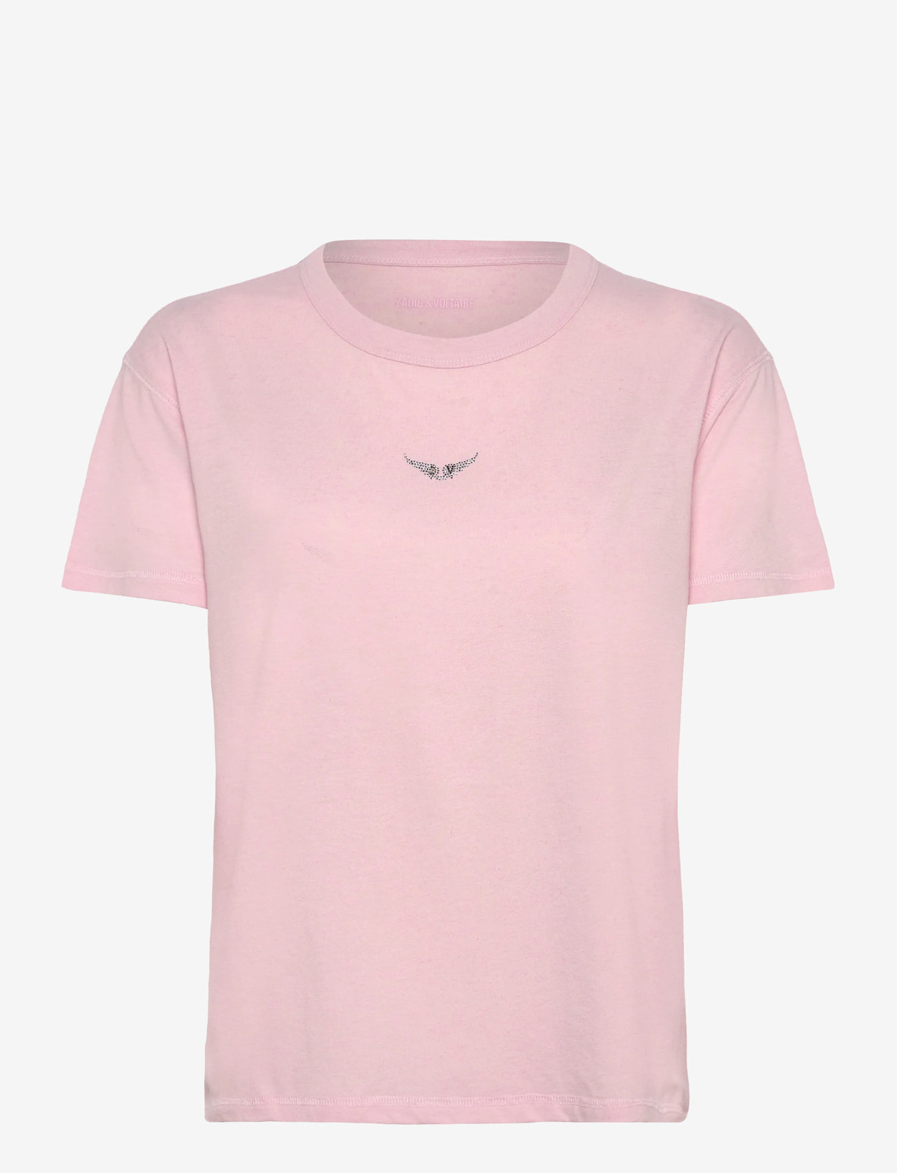 Zadig & Voltaire - MARTA PCL WINGS STRASS - t-shirts - candy - 0