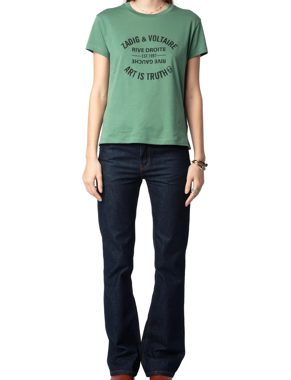 Zadig & Voltaire - WALK ICO BLASON ECO - t-shirts - coriander - 3