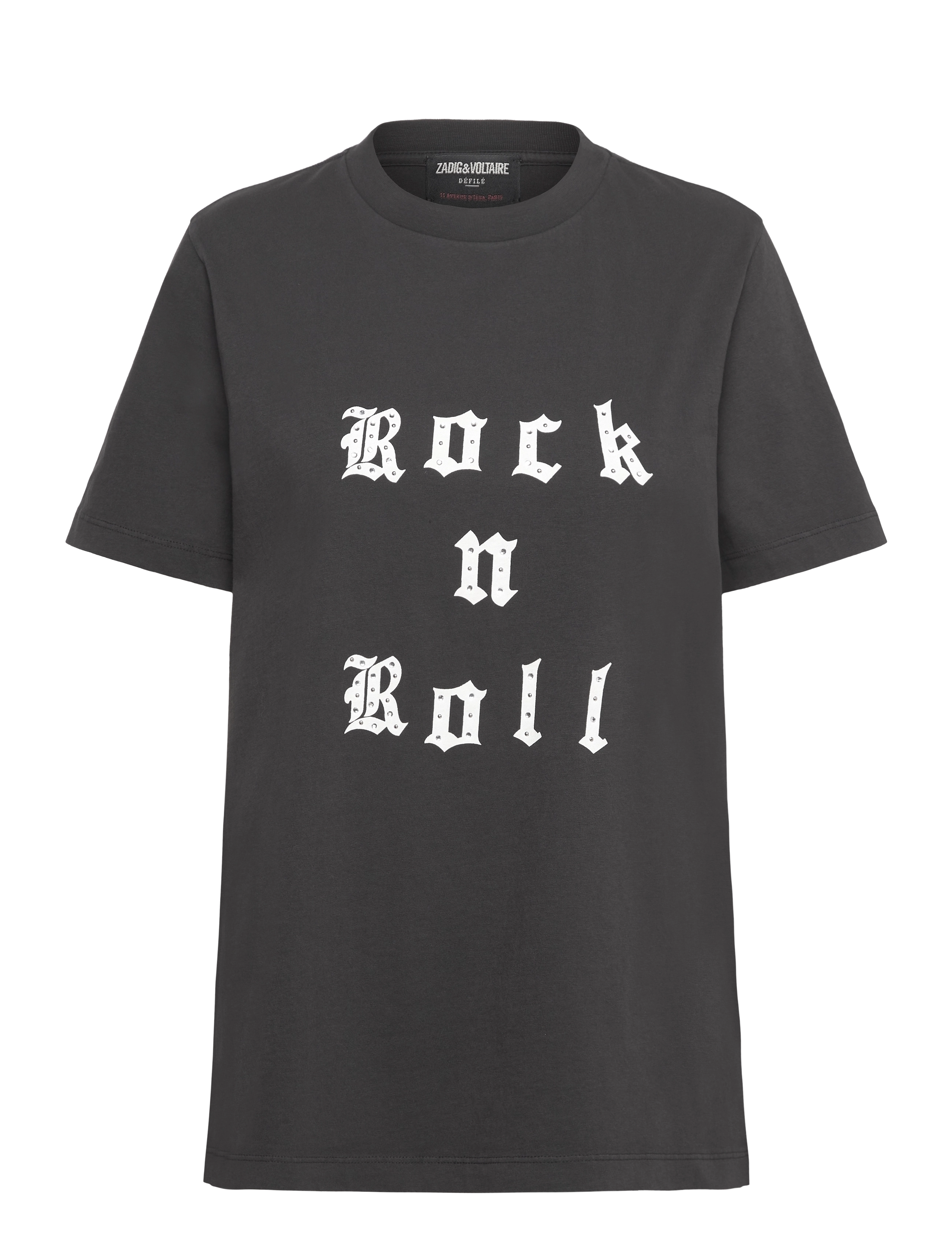 ZADIG & VOLTAIRE Edwin Hc Rock Und Roll Strass Schwarz - M - Damen