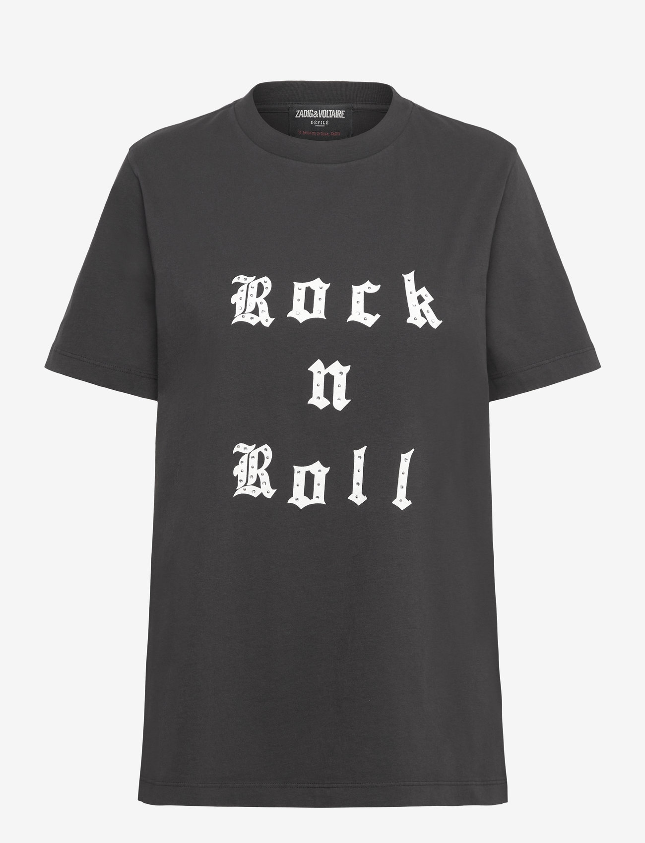 Zadig Voltaire Edwin Hc Rock And Roll Strass – t-shirts – shop at Booztlet - Main Image