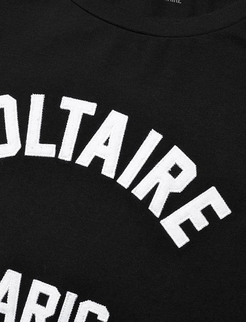 Zadig & Voltaire - ALYS HC VOLTAIRE PARIS - t-särgid - black - 2