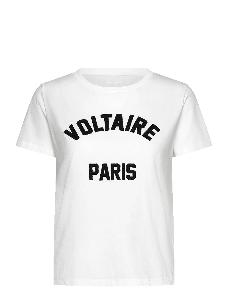 Zadig & Voltaire - ALYS HC VOLTAIRE PARIS - t-särgid - white - 0