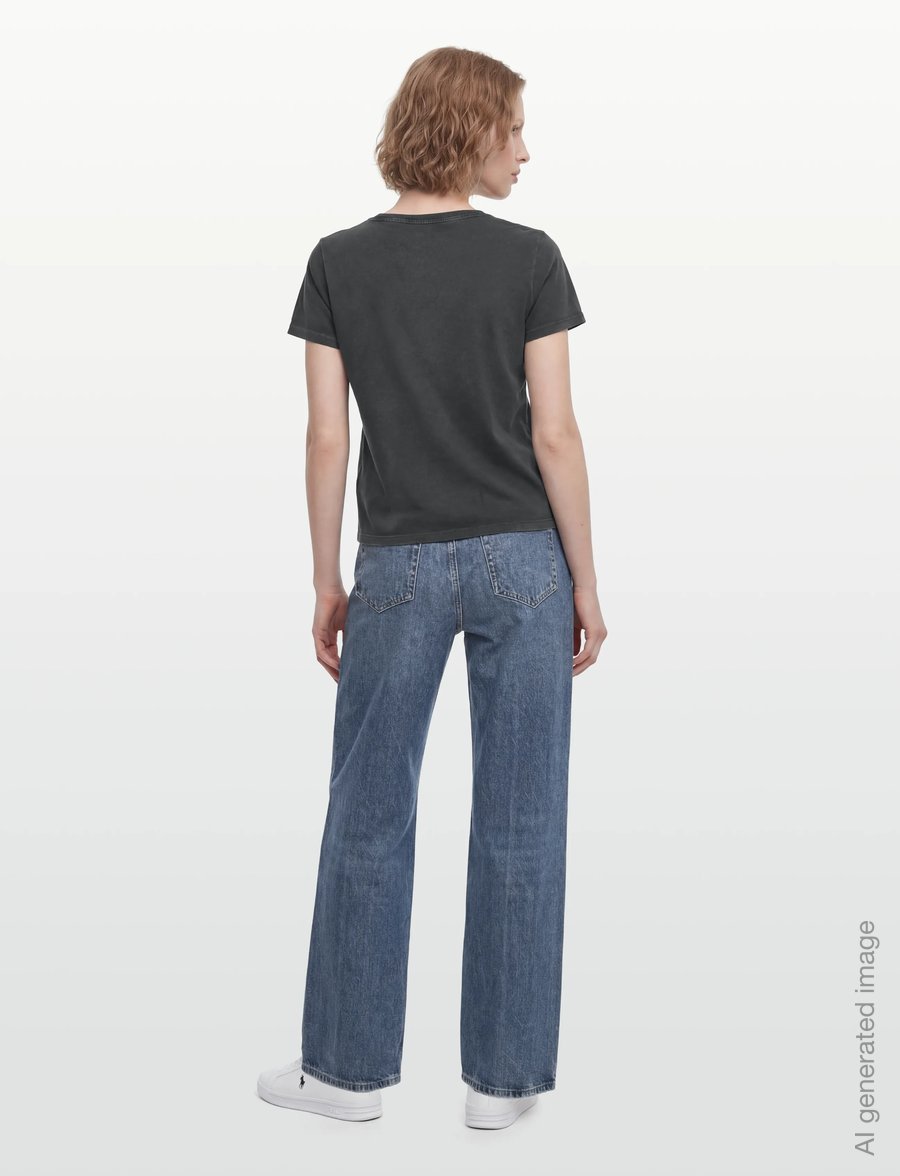 Zadig & Voltaire - ALYS HC MOTOCROSS STRASS - t-shirts - black - 4
