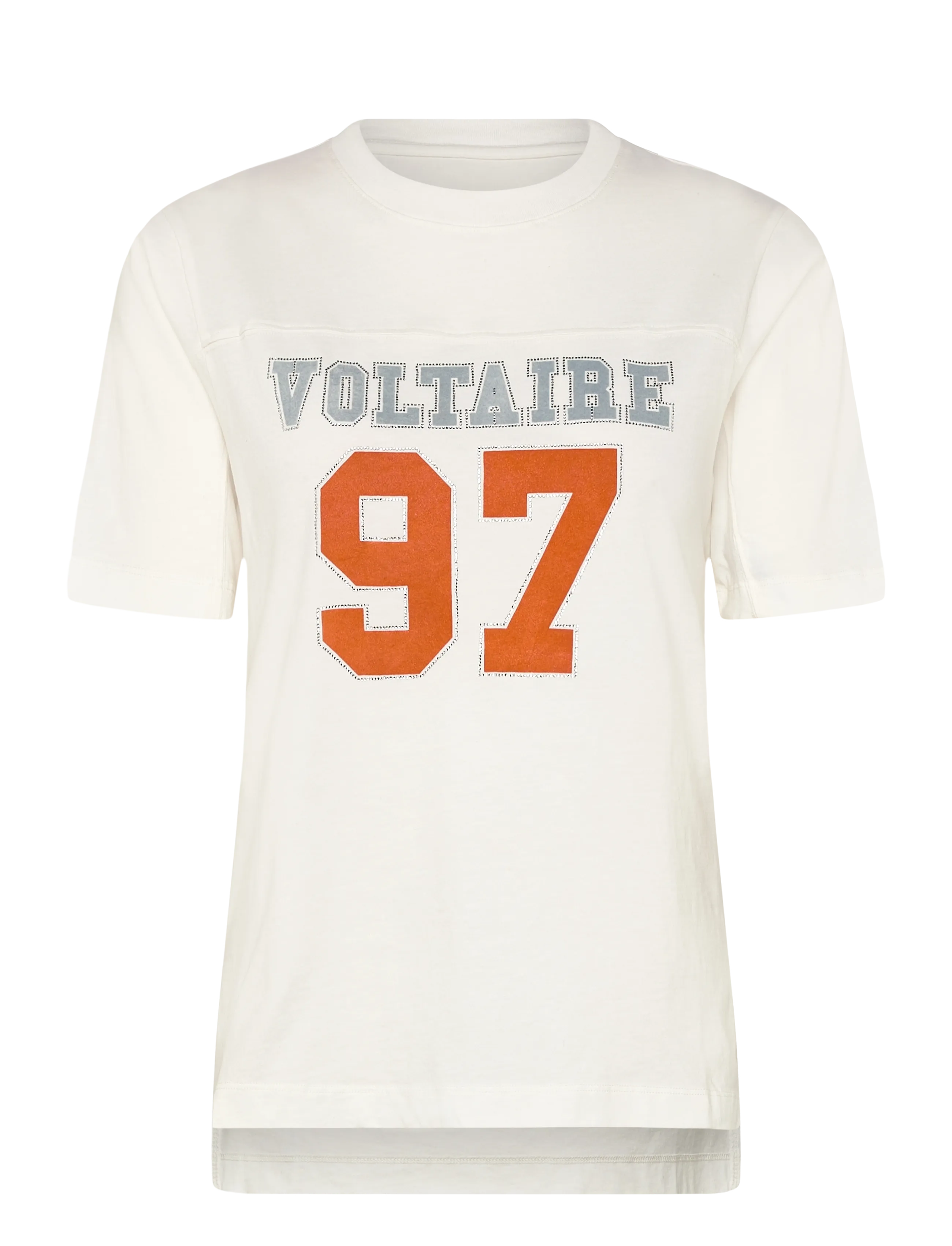 Zadig & Voltaire BOO HC VOLTAIRE 97 STRASS - Riided - JUDO / cream