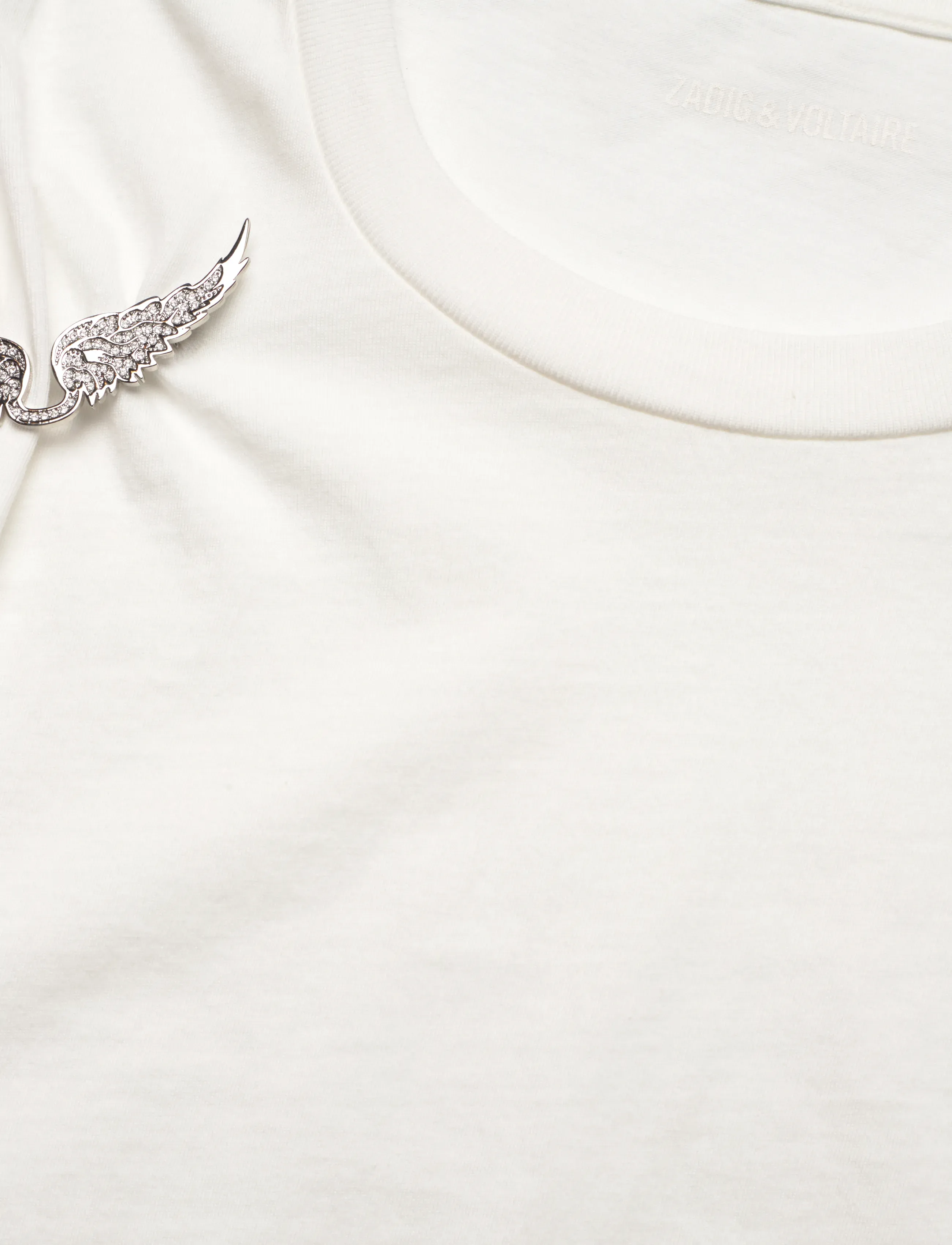 Zadig & Voltaire - SUZAN HC PLISSE WINGS - t-shirts & tops - judo - 5