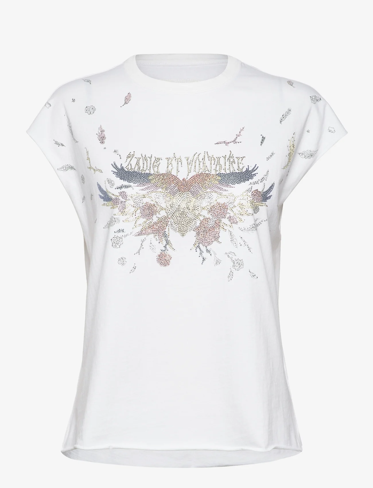 Zadig & Voltaire - CECILIA SCO CONCERT TDM WINGS - t-shirts - blanc - 0