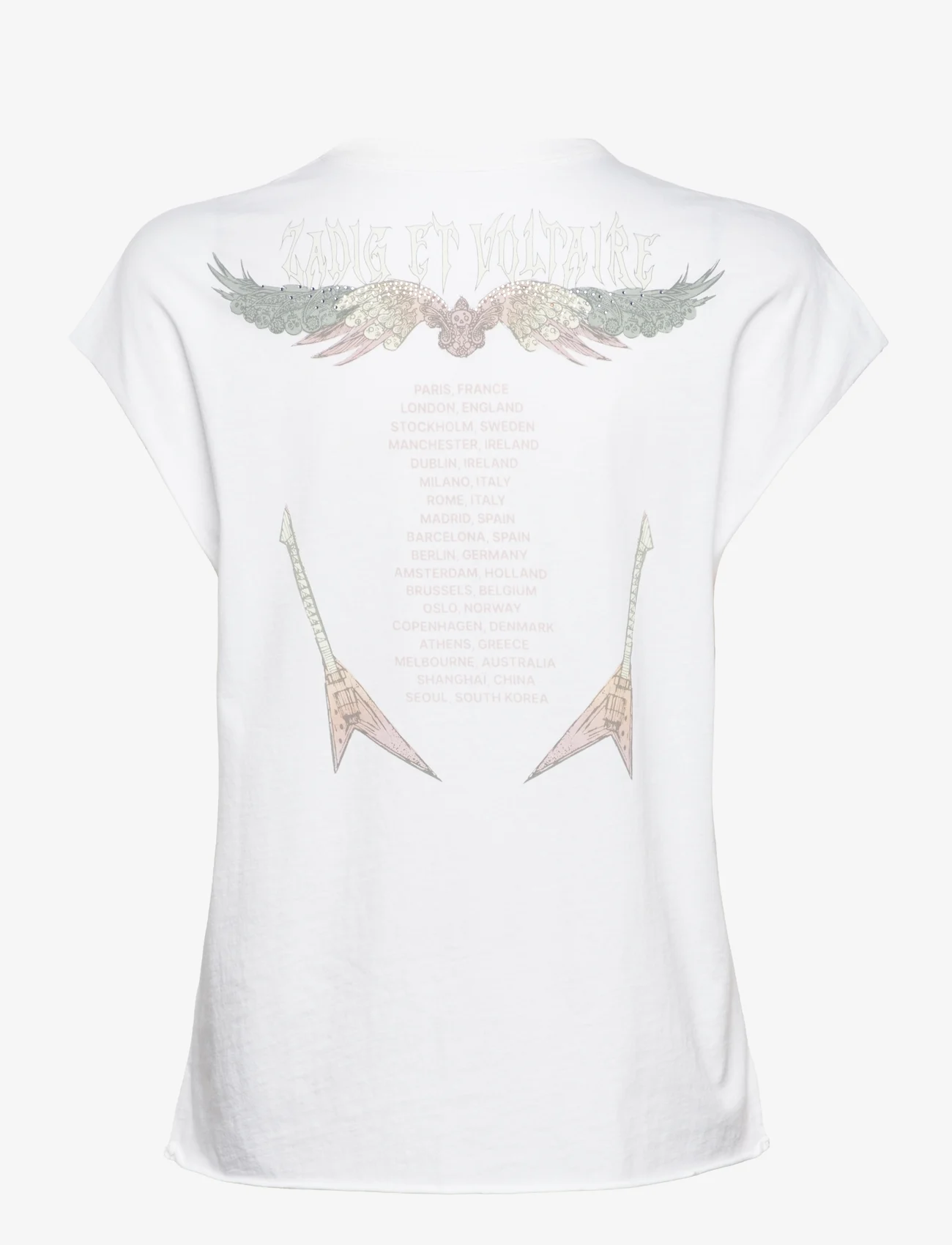 Zadig & Voltaire - CECILIA SCO CONCERT TDM WINGS - t-shirts - blanc - 1