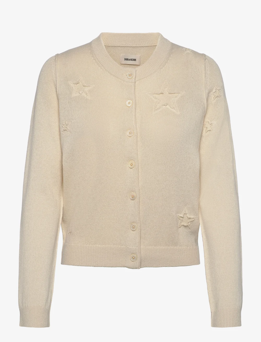 Zadig & Voltaire - ALPHA SECO STARS USED - blouses - ecru - 0