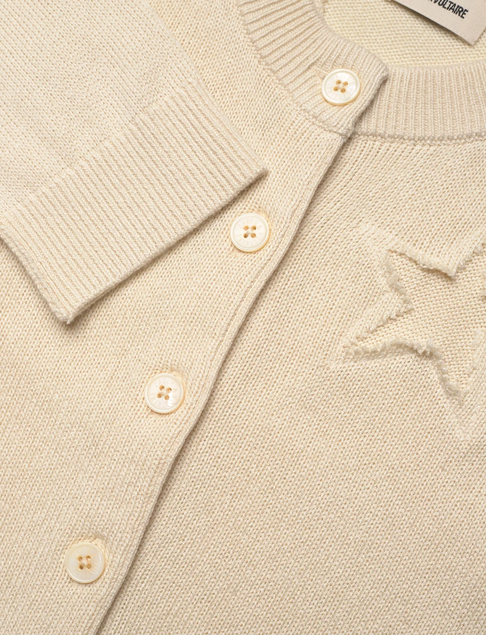 Zadig & Voltaire - ALPHA SECO STARS USED - blouses - ecru - 2