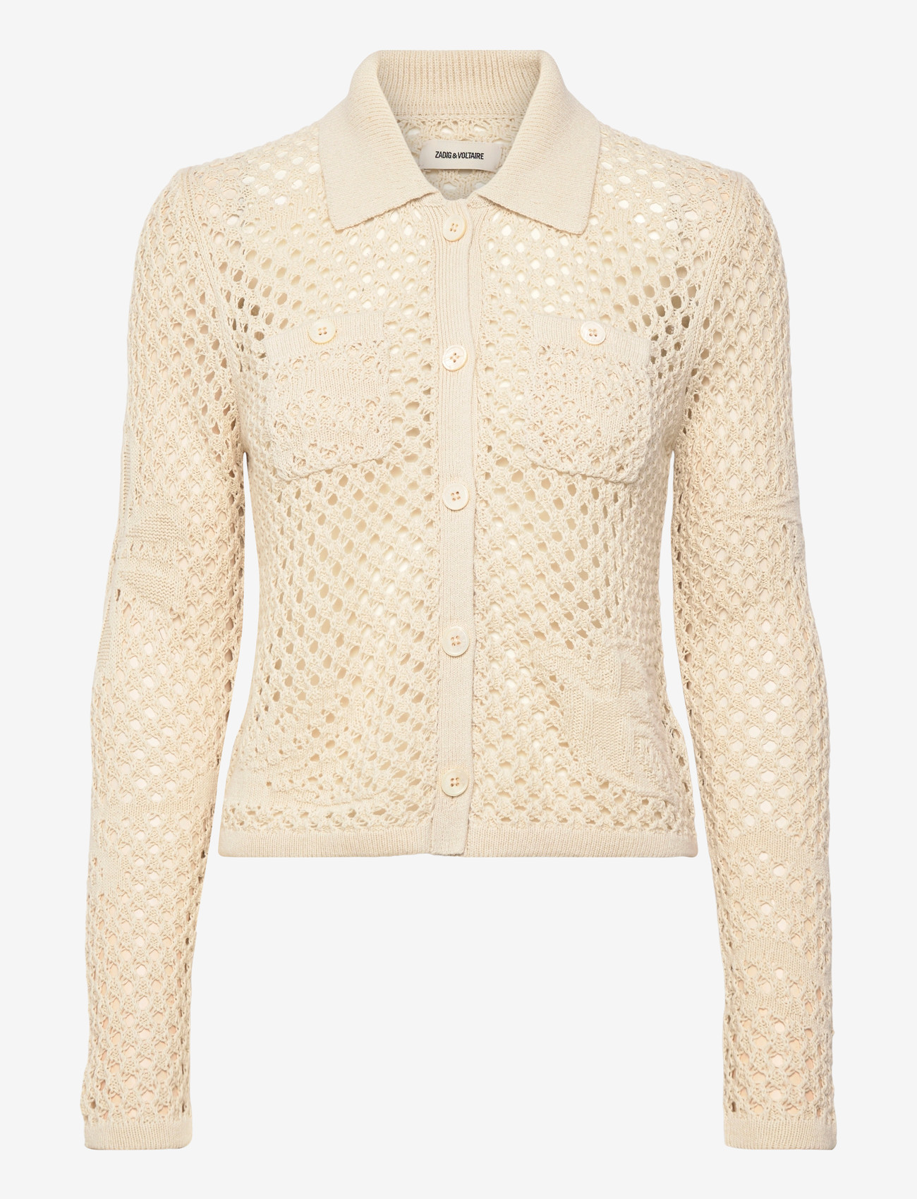 Zadig & Voltaire - VOLTYZ COLIN - cardigans - ecru - 0