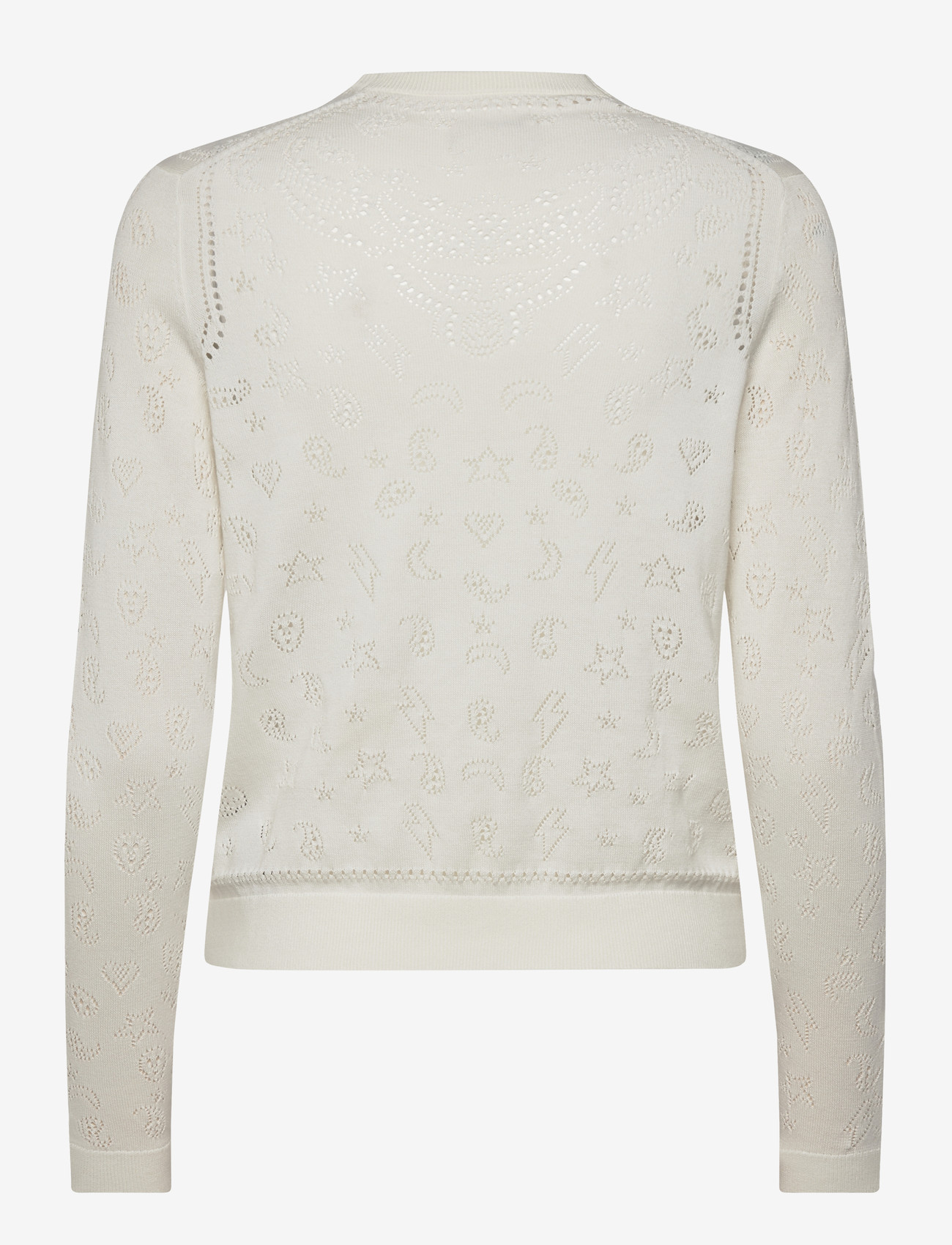 Zadig & Voltaire - MANALA CO BANDANA - cardigans - eggshell - 1