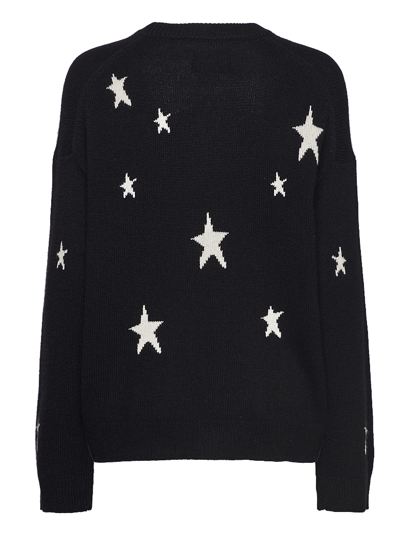 Zadig & Voltaire - MARKUS WS STARS - kašmiir - noir - 2