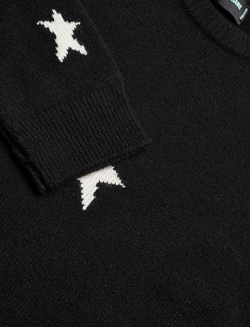 Zadig & Voltaire - MARKUS WS STARS - kašmiir - noir - 4