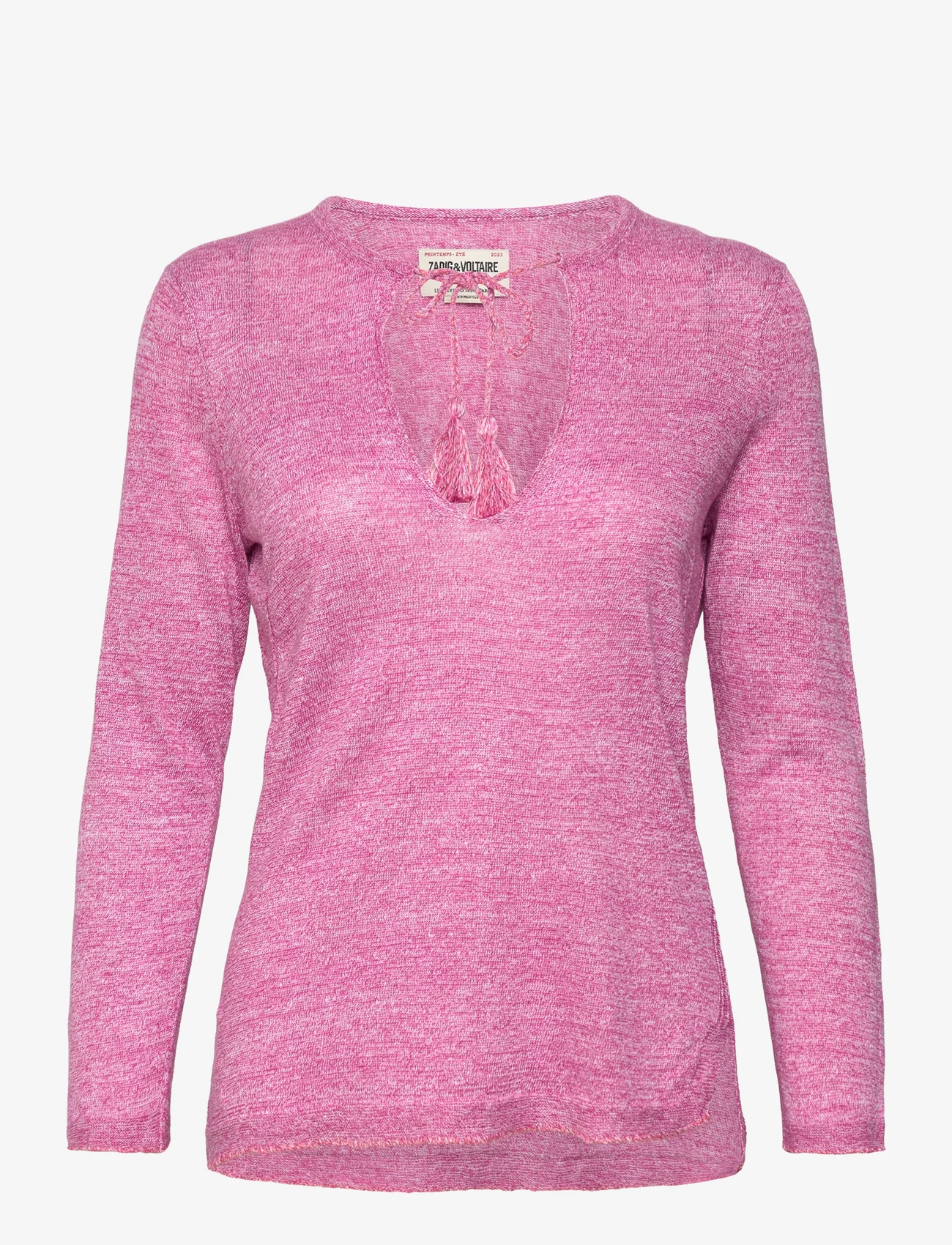 Zadig & Voltaire - AMBER LI - t-shirts met lange mouwen - pink - 0