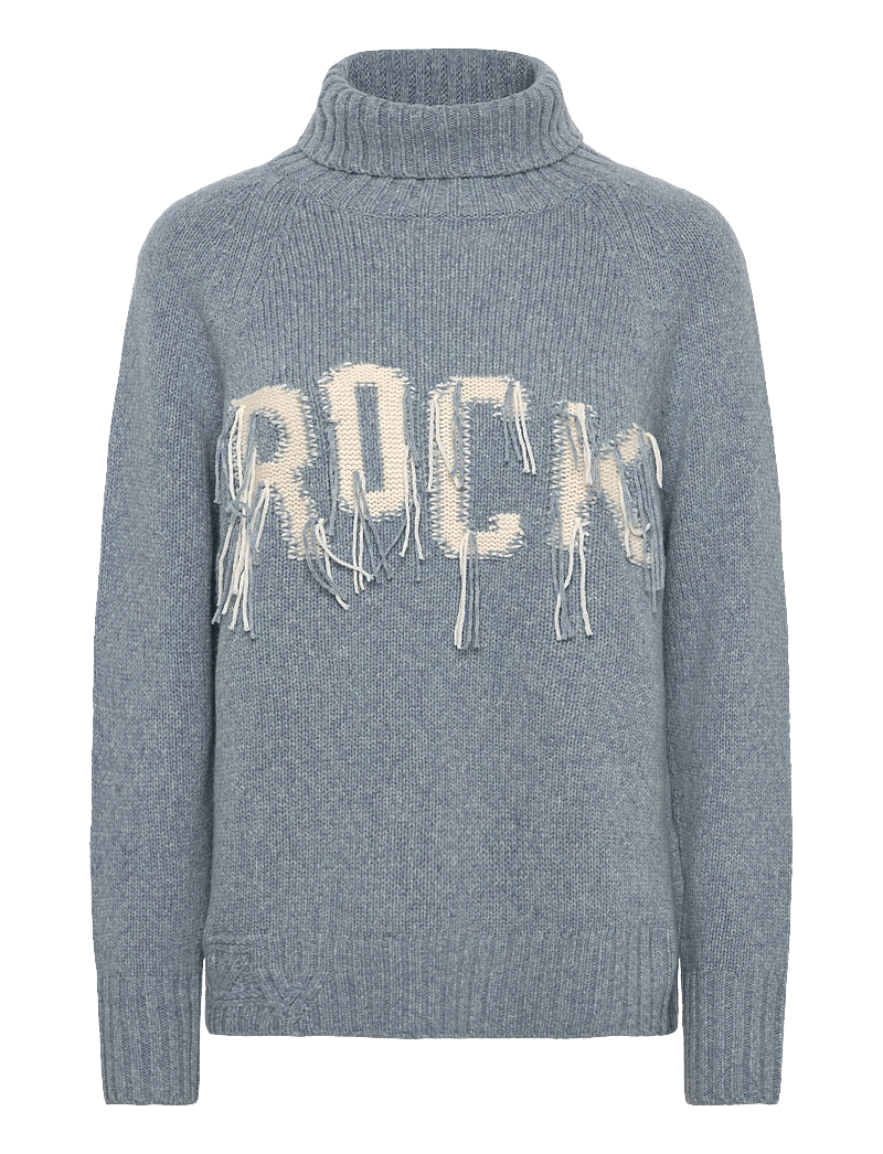 Zadig & Voltaire - MORA WE ROCK - rollkragenpullover - light blue - 0