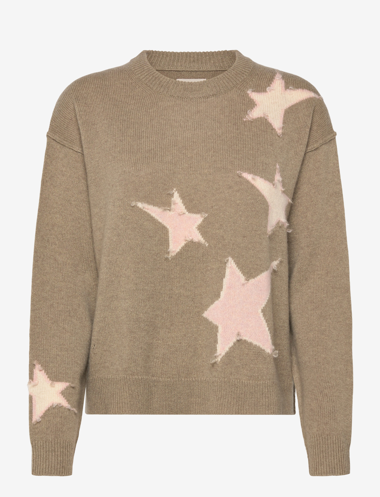 Zadig & Voltaire - MARKUZ WS STARS OUTLINE - kašmiir - olive - 0