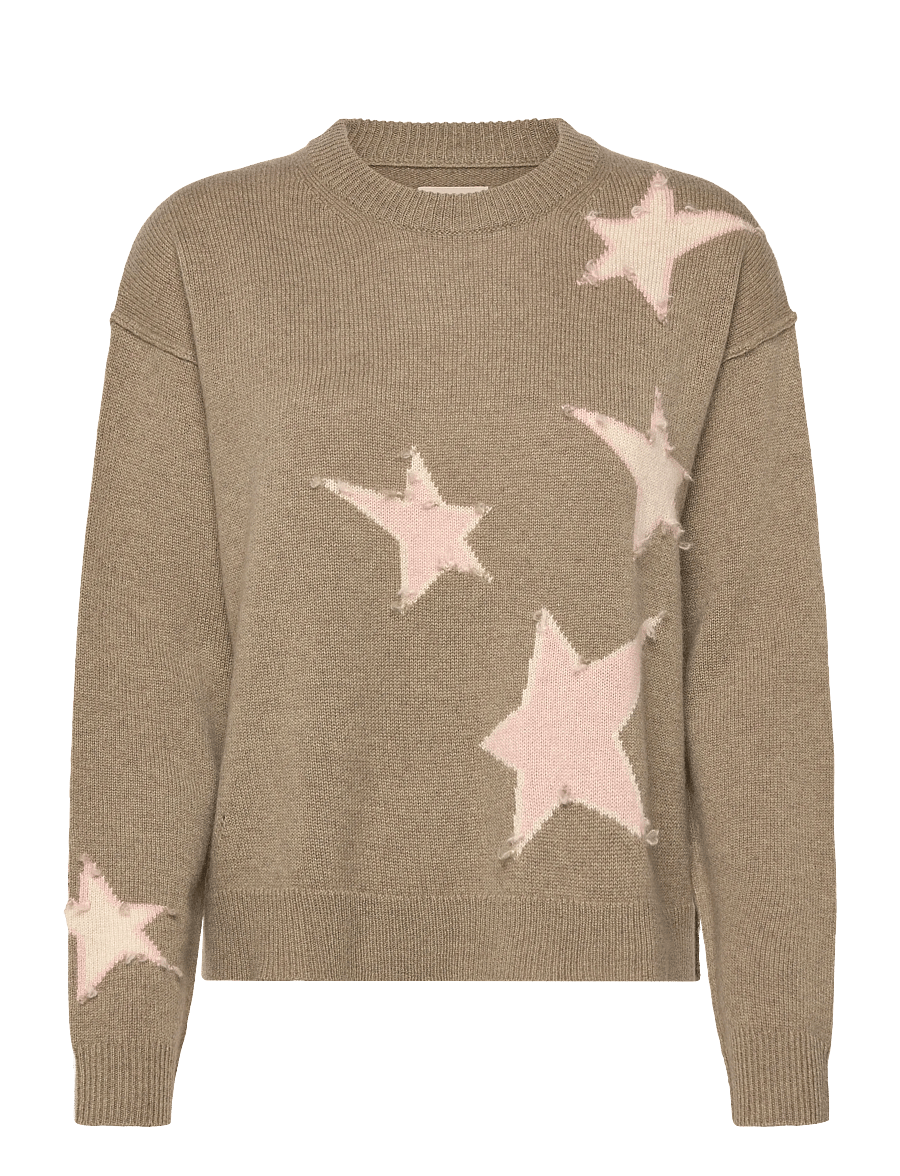 Zadig & Voltaire - MARKUZ WS STARS OUTLINE - sviitrid - olive - 0
