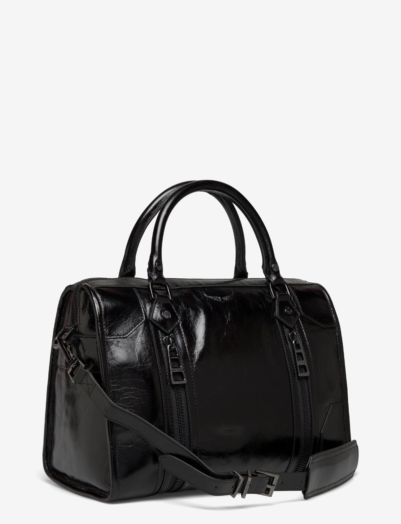 Zadig & Voltaire - SUNNY MEDIUM #2 VINTAGE PATENT - shoppere - noir - 2