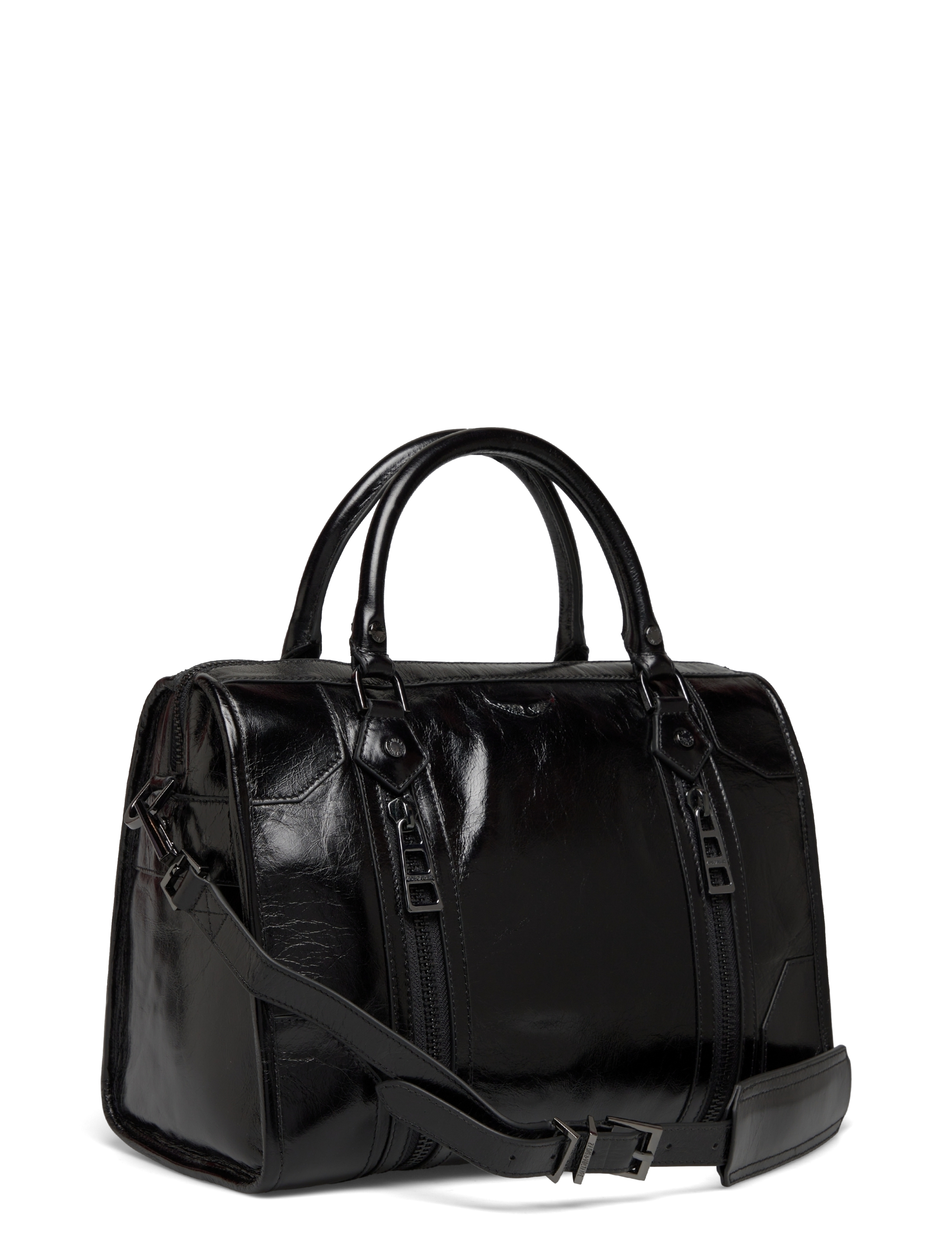 Zadig & Voltaire - SUNNY MEDIUM #2 VINTAGE PATENT - shopper - noir - 2