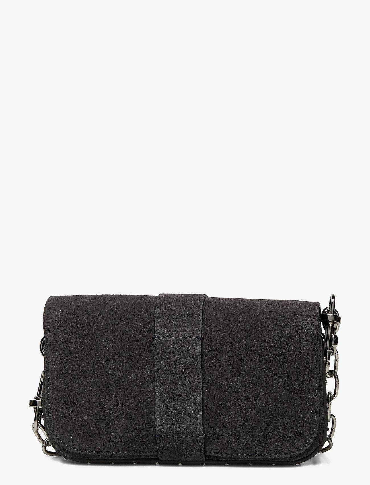 Zadig & Voltaire - KATE WALLET SUEDE + STRASS RIN - grey - 1