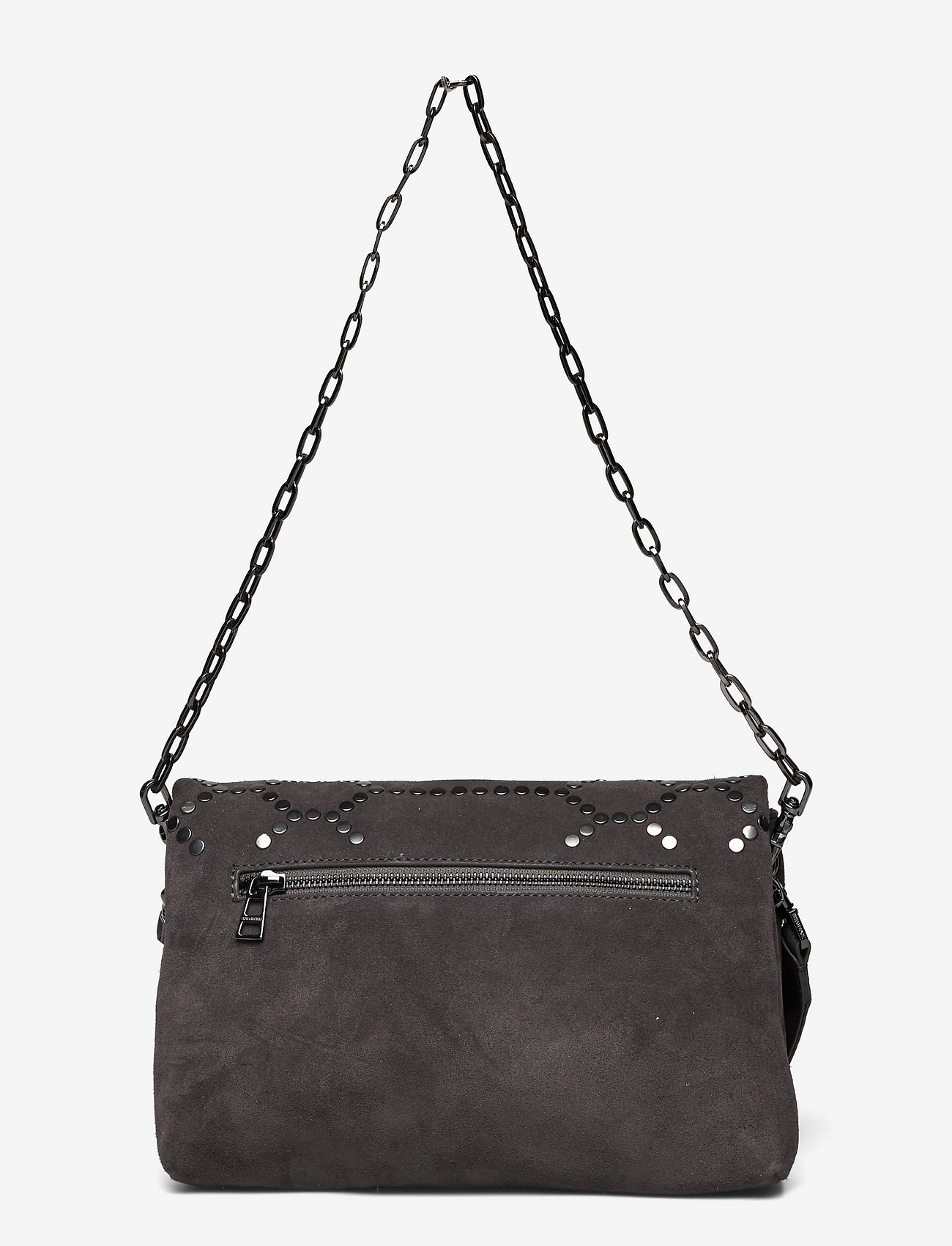 Zadig & Voltaire - ROCKY SUEDE + XL SCALE STUDS - grey - 1
