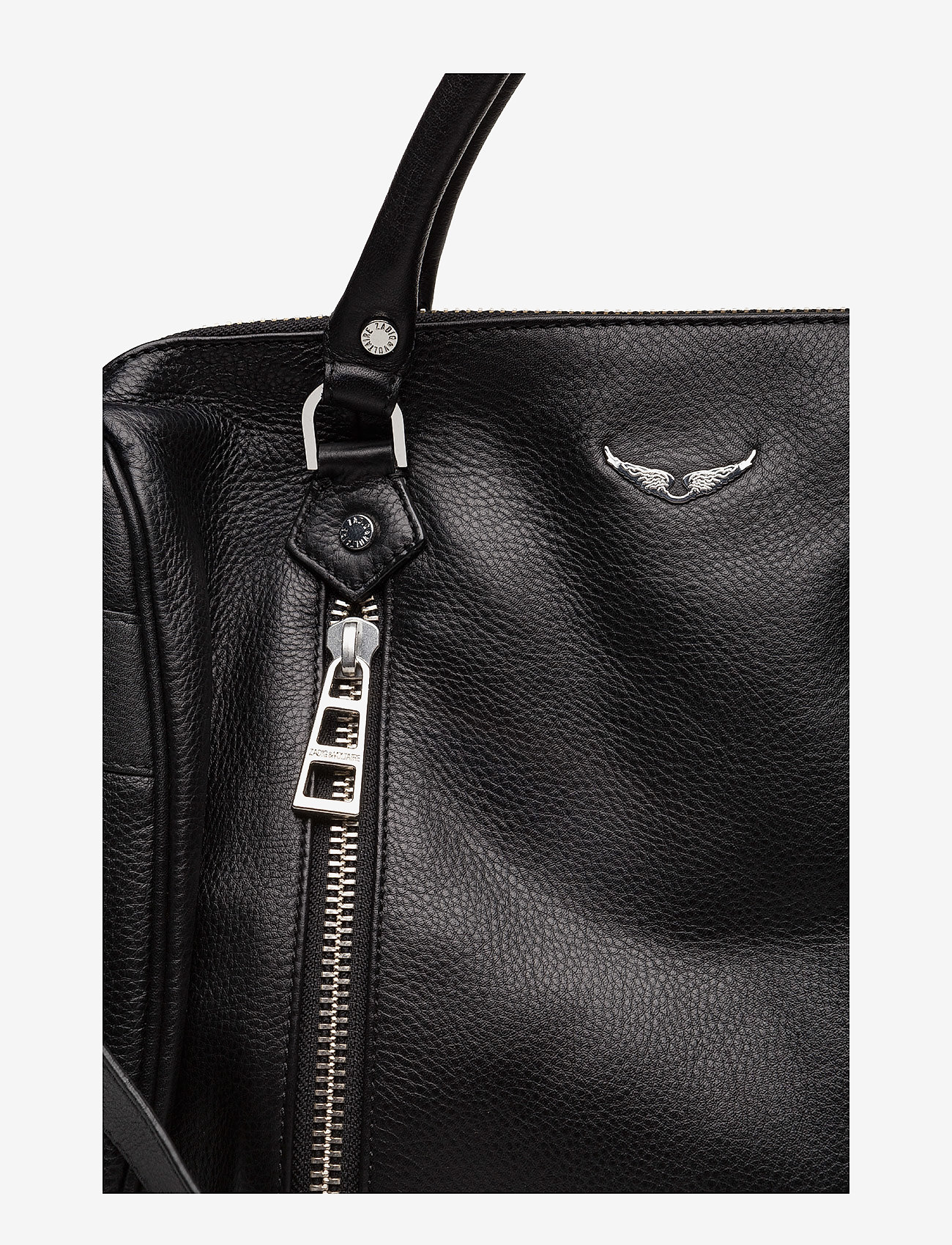 Zadig & Voltaire - SUNNY MEDIUM GRAINED LEATHER - hversdagsleg tíska - black - 3