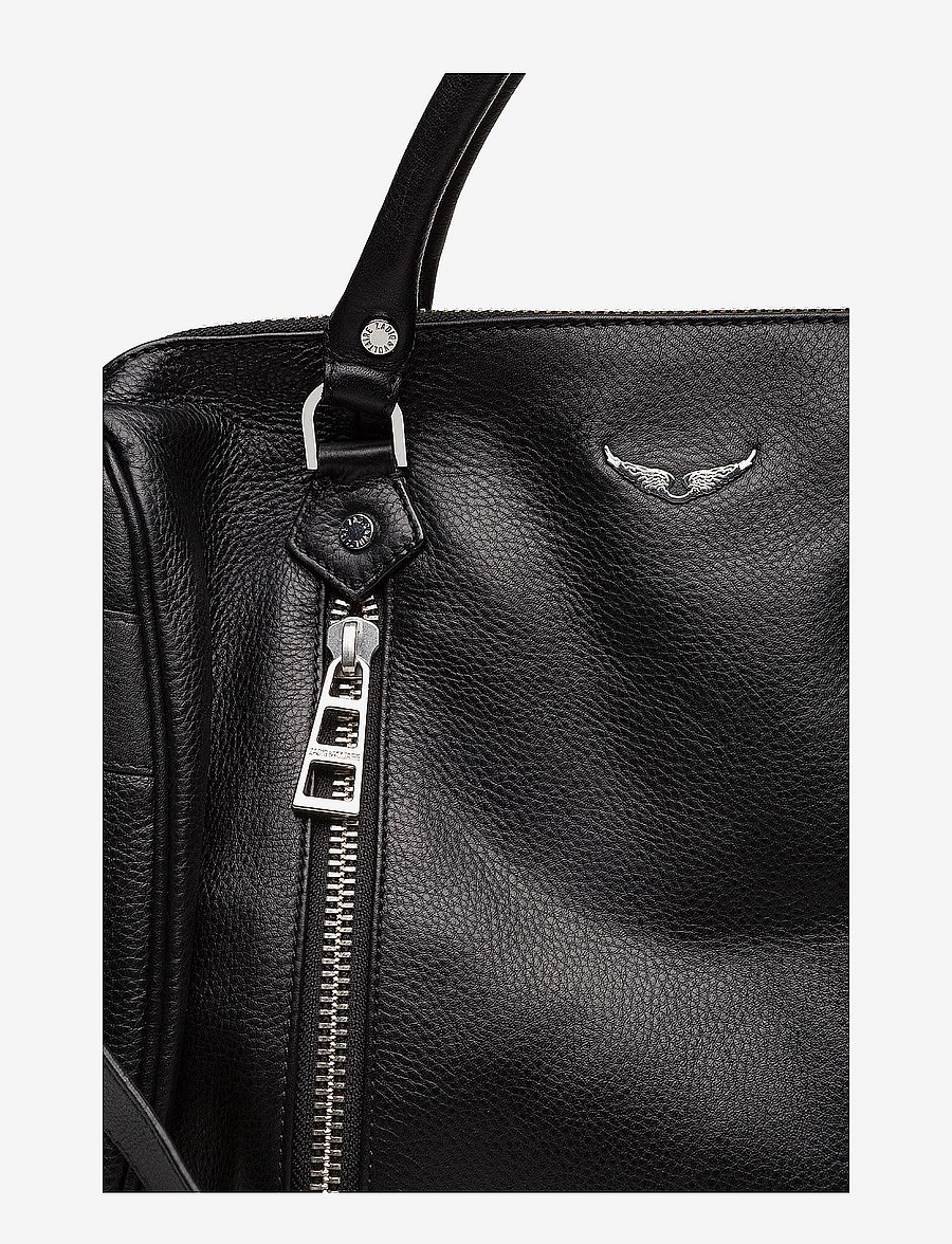 Zadig & Voltaire - SUNNY MEDIUM GRAINED LEATHER - alltags-style - black - 3