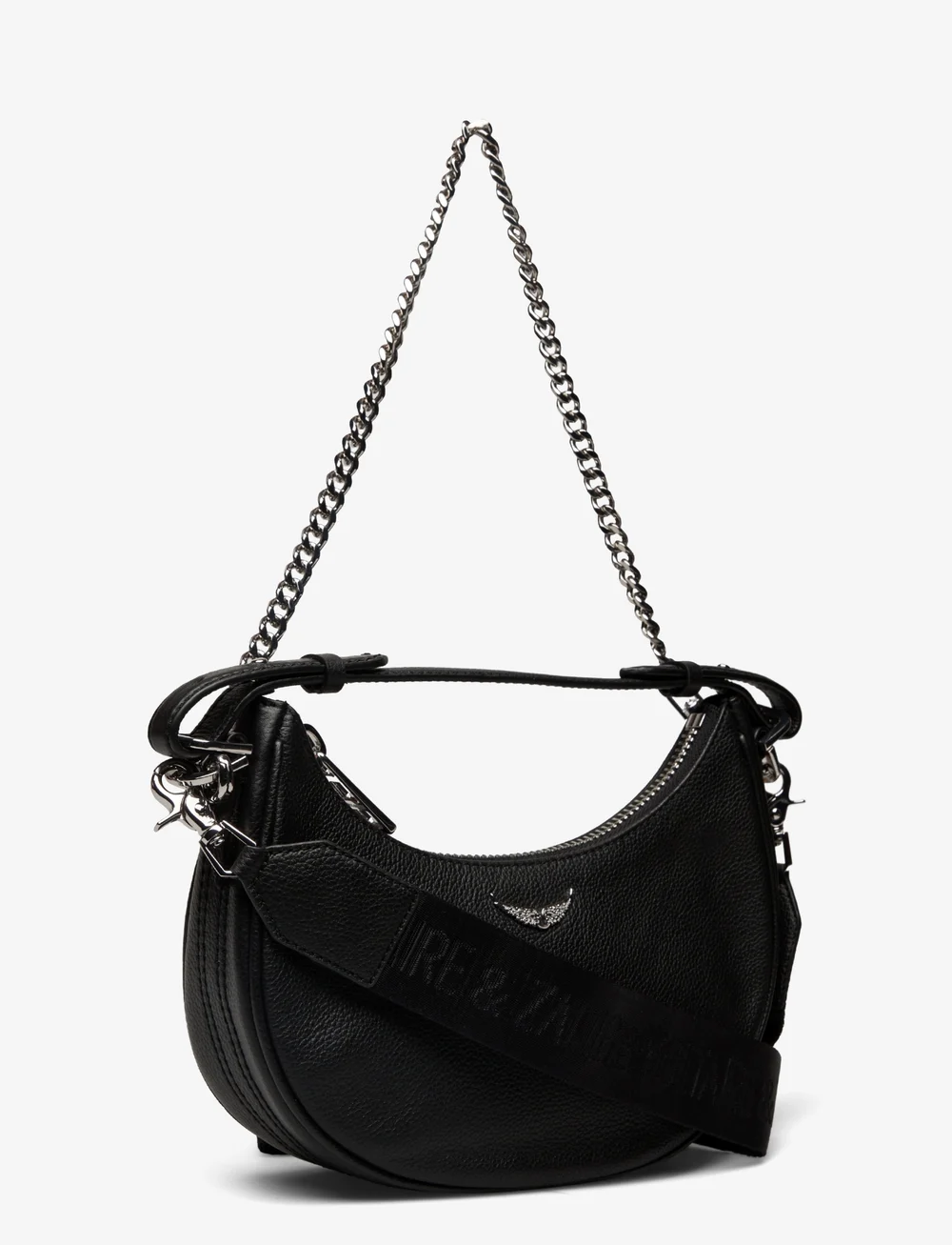 Zadig & Voltaire - MOONROCK GRAINED LEATHER - erityistilaisuudet - noir - 2