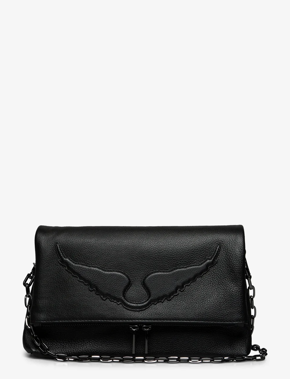 Zadig Voltaire Rocky Wings Grained Leather Crossbody Tassen Boozt