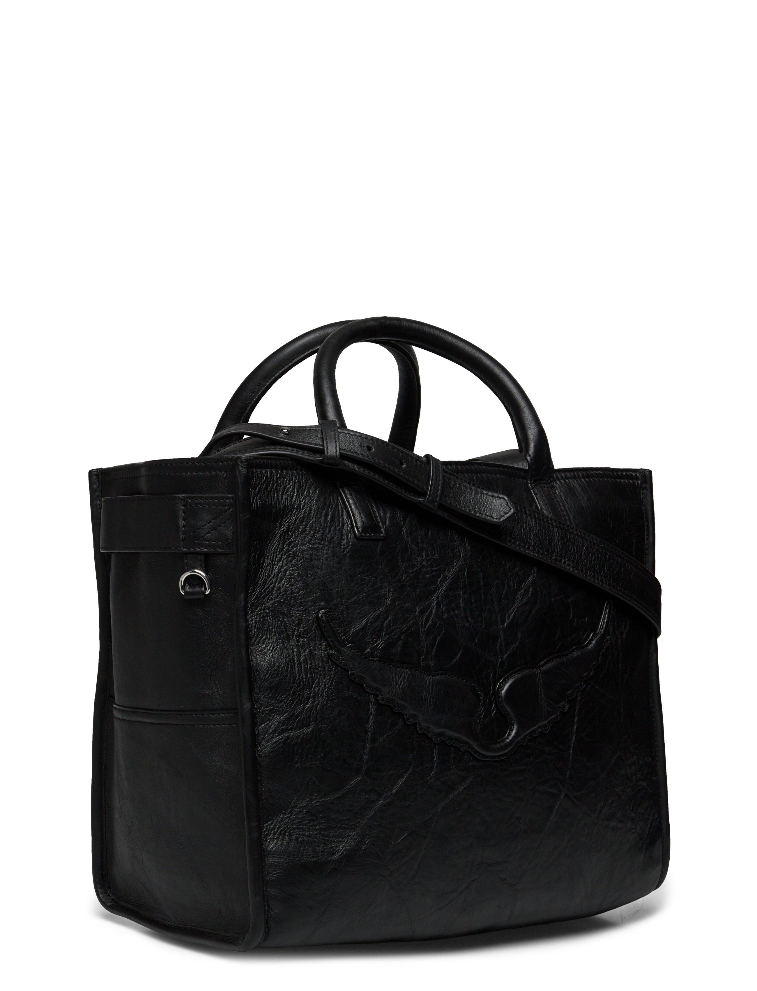 Angel Tote Wings Cow Burnish 3