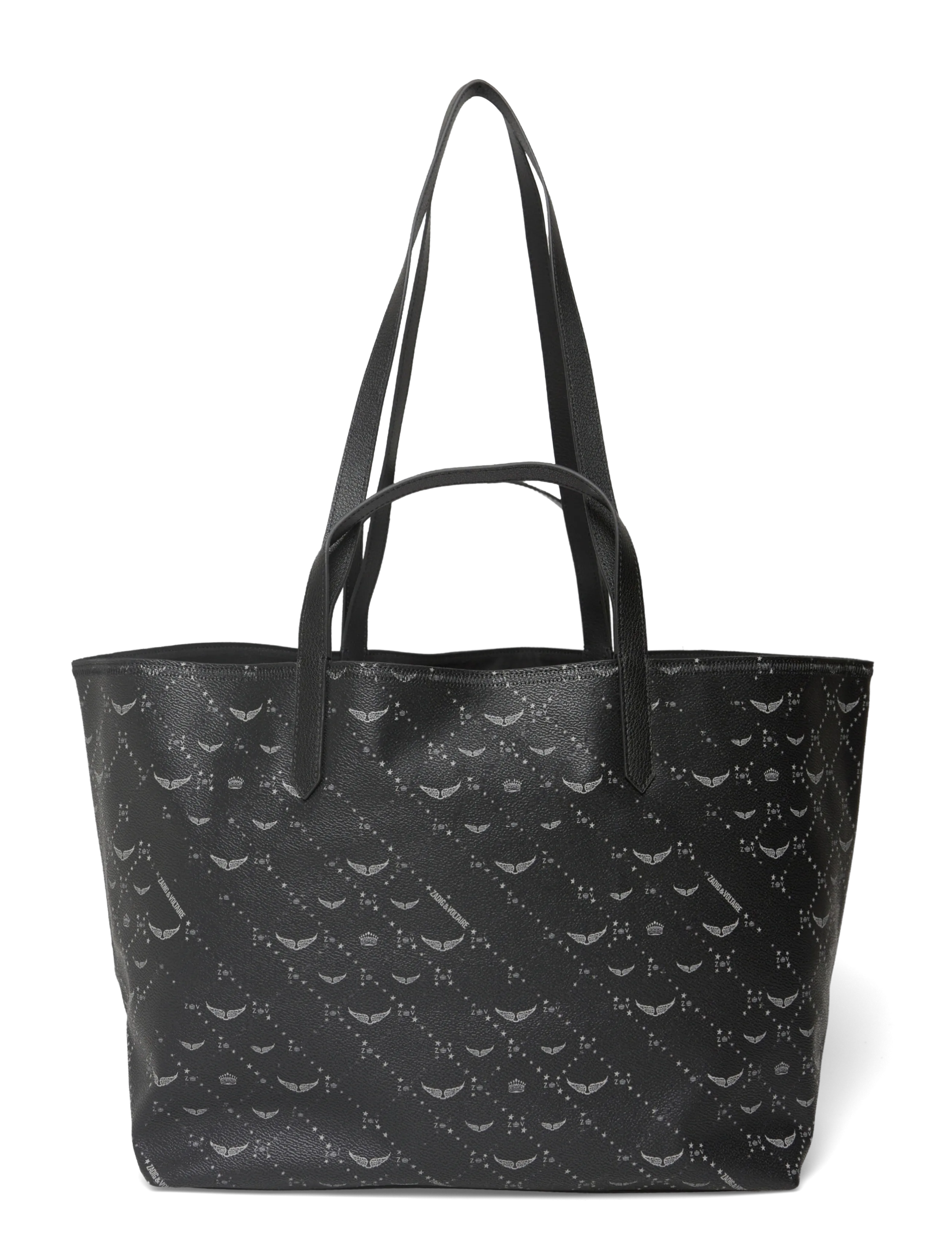 Zadig & Voltaire - Z SHOPPER XL MONOGRAM - tote bags - noir - 1