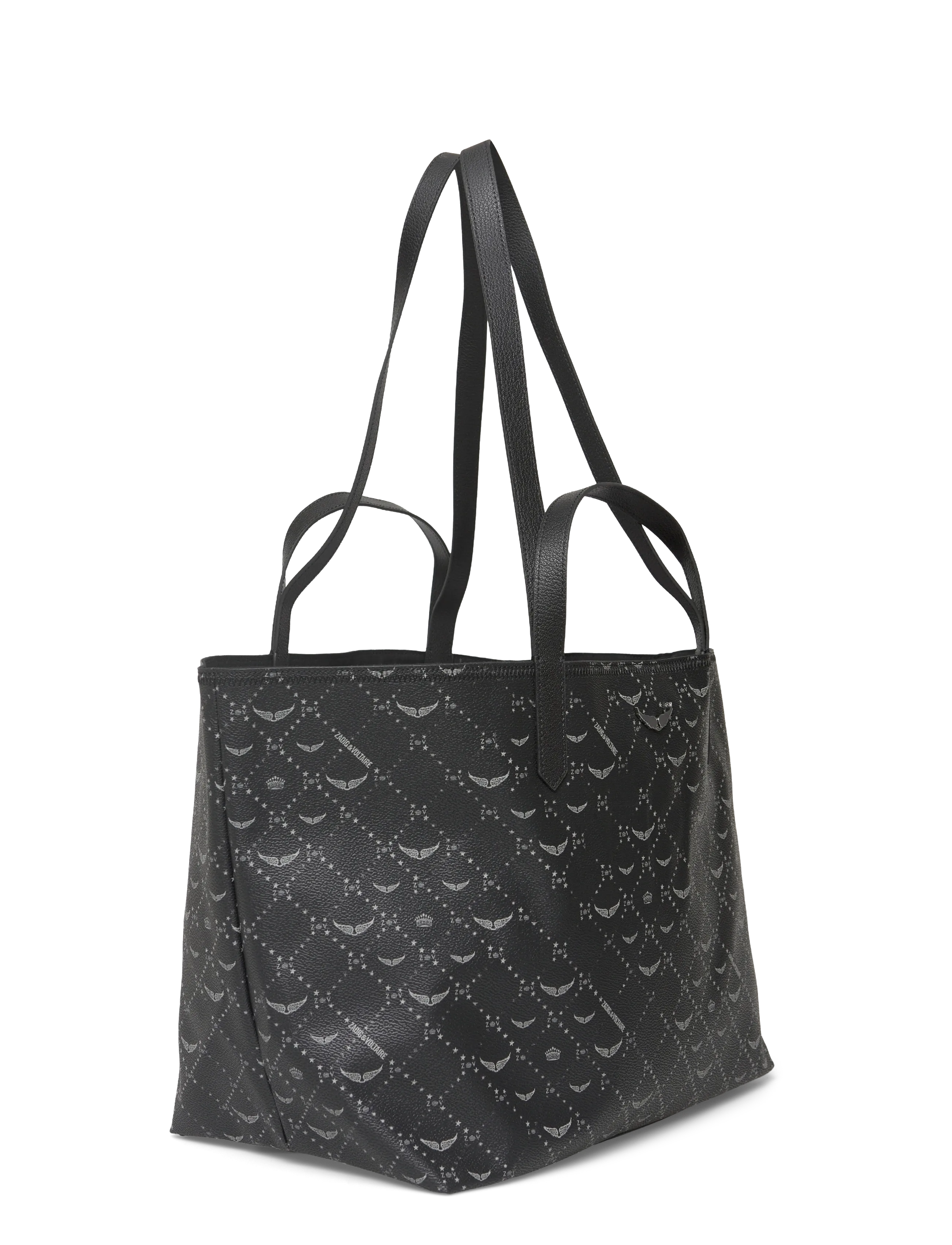 Zadig & Voltaire - Z SHOPPER XL MONOGRAM - tote bags - noir - 2