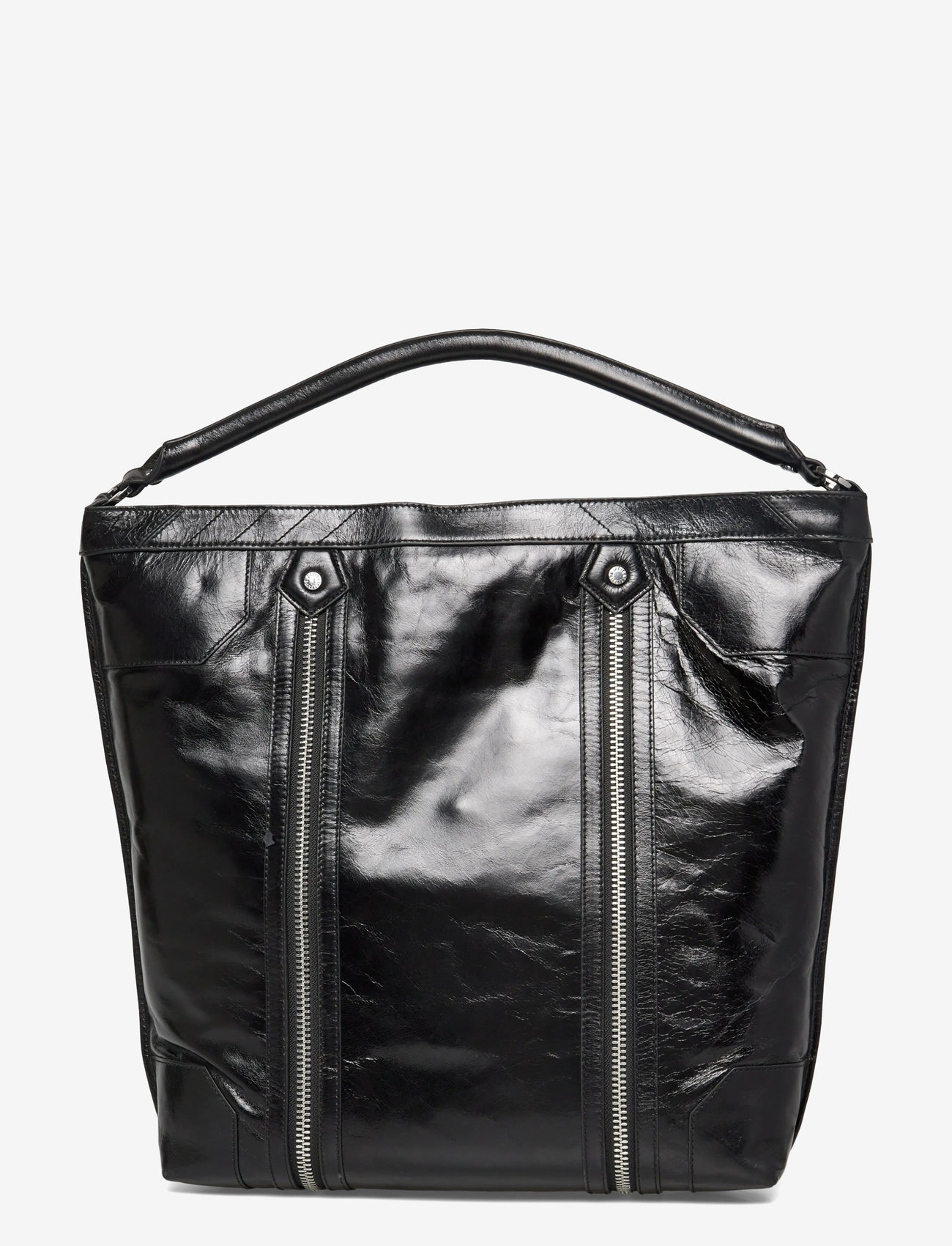 Zadig & Voltaire - SUNNY HOBO VINTAGE PATENT - tote-stiilis kotid - noir - 1