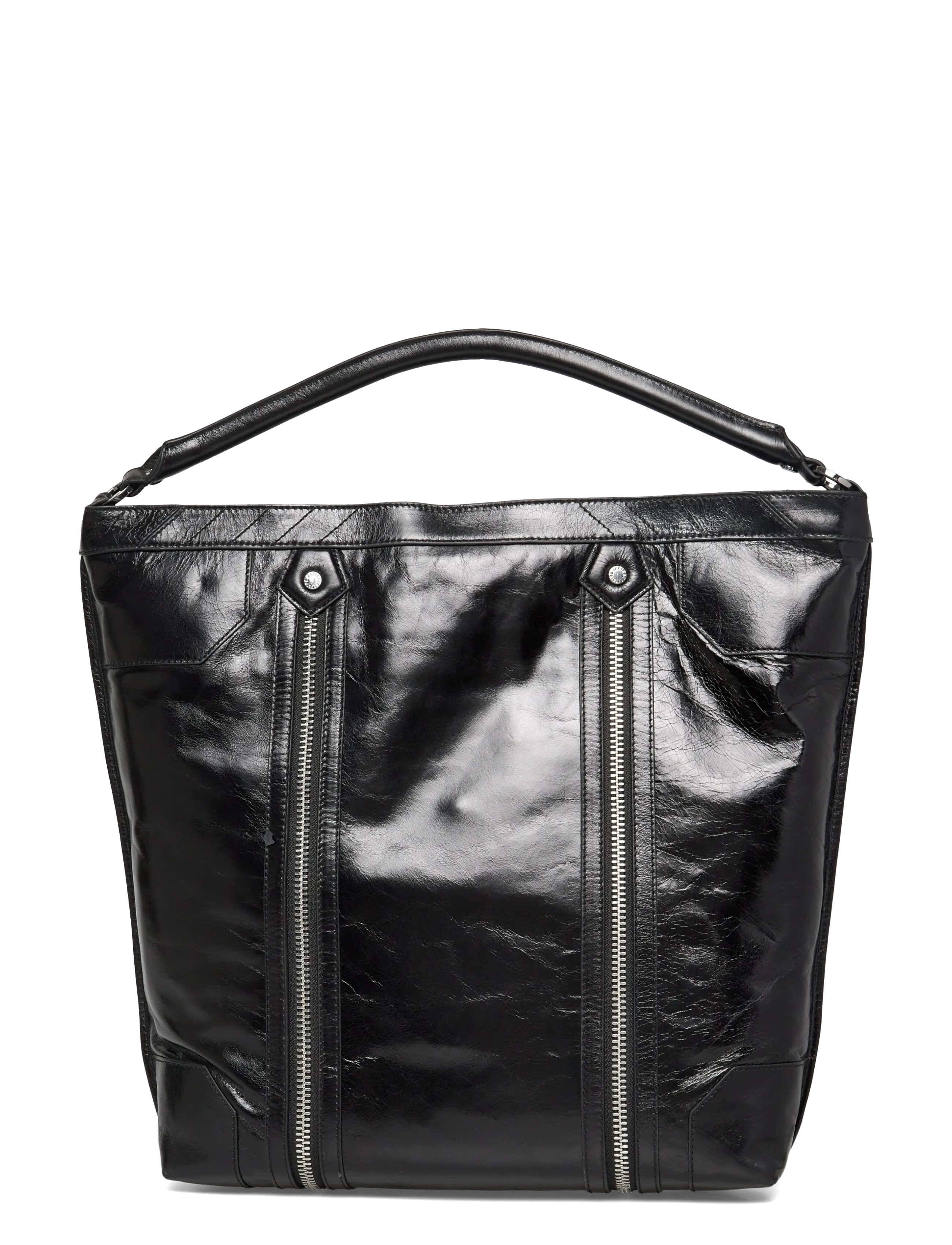 Zadig & Voltaire - SUNNY HOBO VINTAGE PATENT - totes - noir - 1
