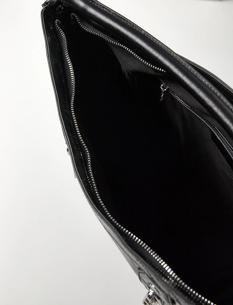 Zadig & Voltaire - SUNNY HOBO VINTAGE PATENT - tote bags - noir - 4