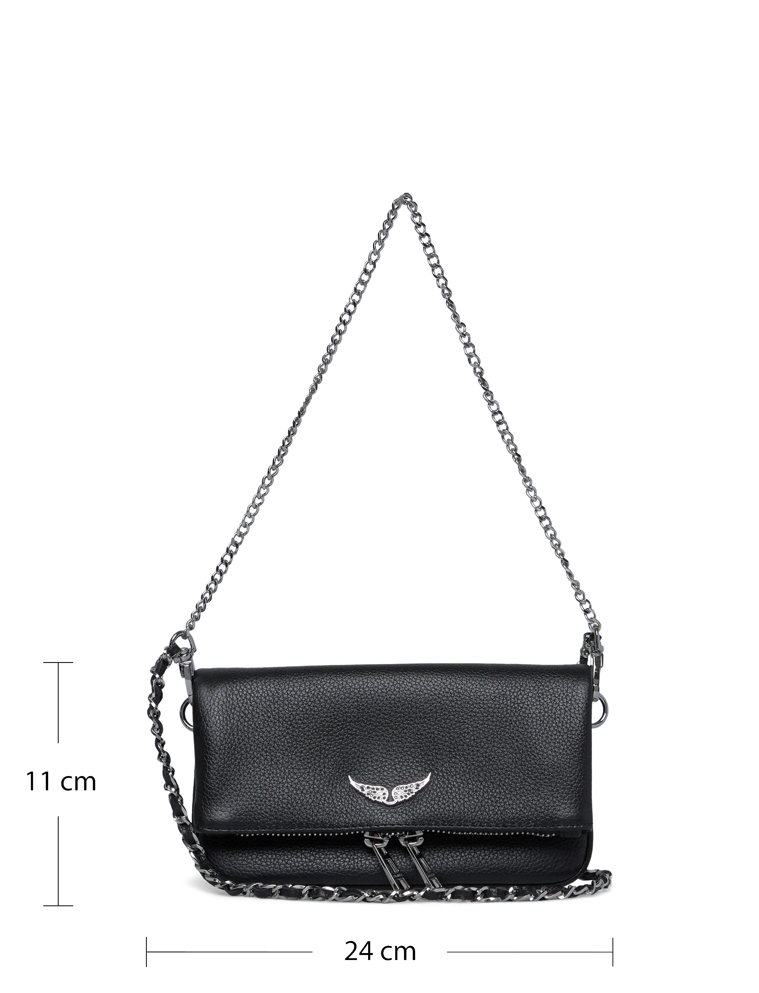 Zadig & Voltaire - ROCK NANO GRAINED LEATHER - black - 3