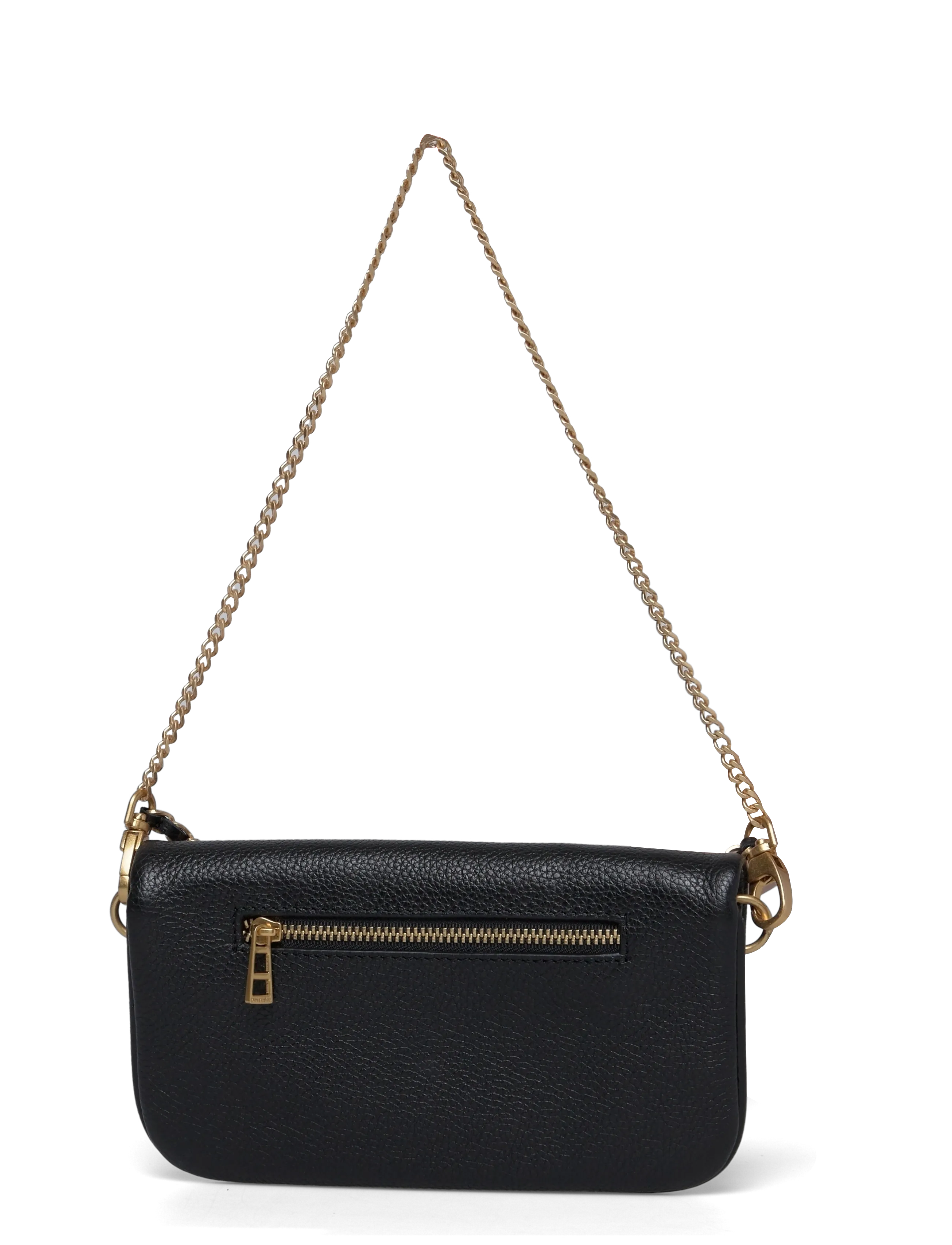 Zadig & Voltaire - ROCK NANO GRAINED LEATHER - black gold - 1