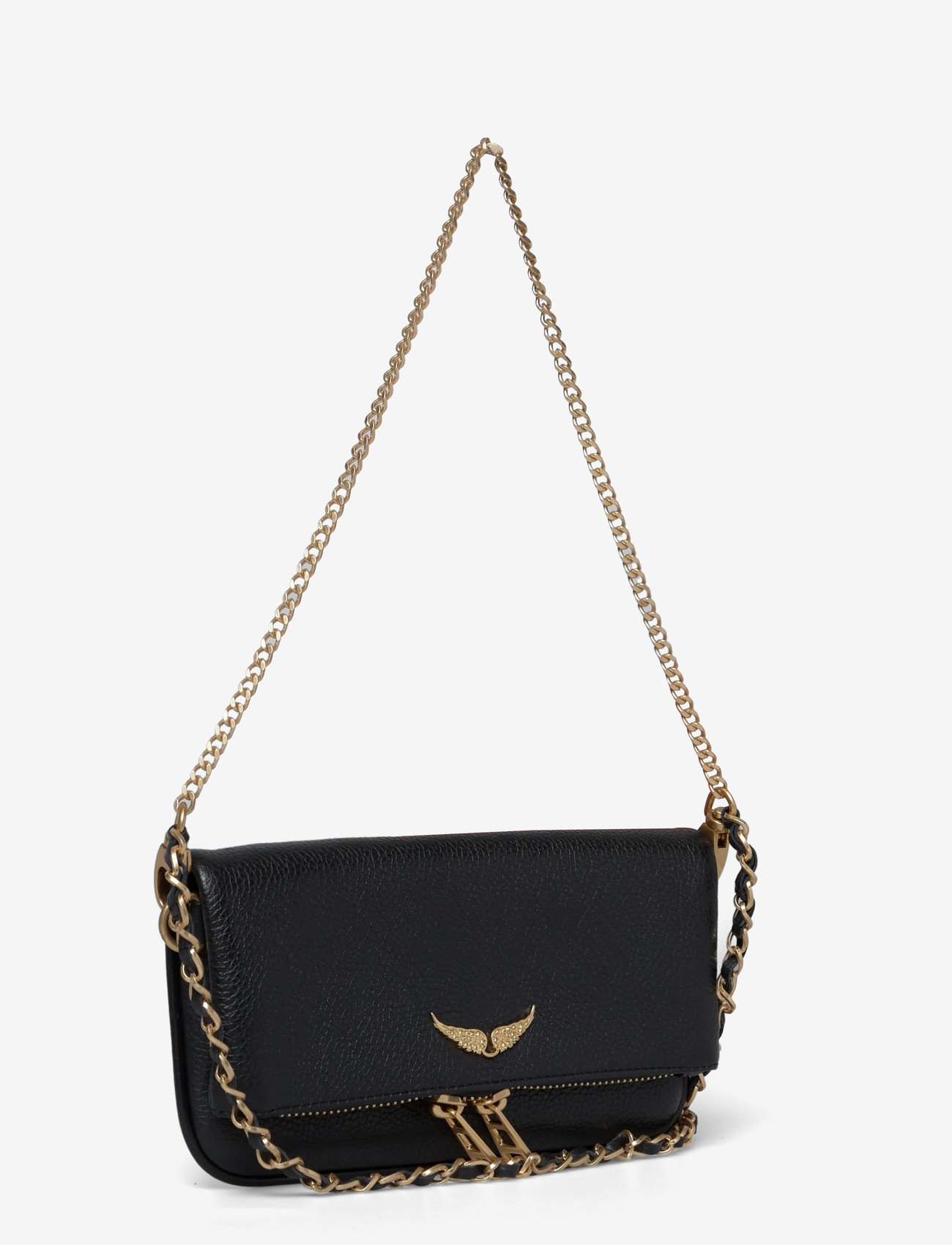 Zadig & Voltaire - ROCK NANO GRAINED LEATHER - henkeltaschen - black gold - 2