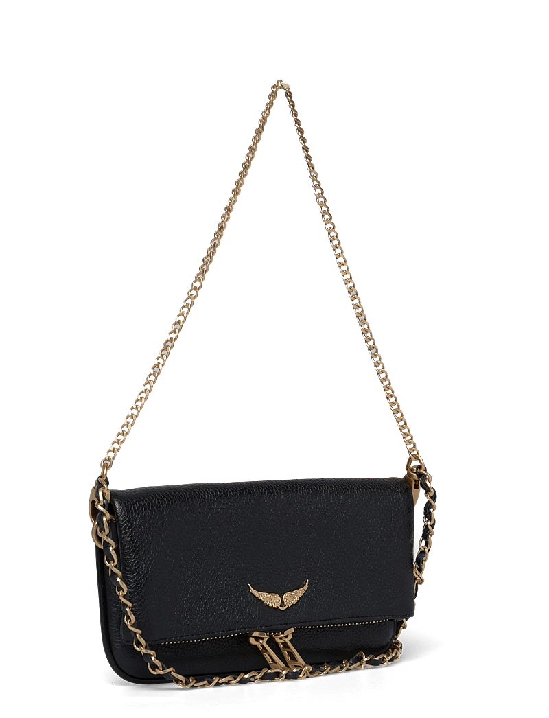 Zadig & Voltaire - ROCK NANO GRAINED LEATHER - henkeltaschen - black gold - 2