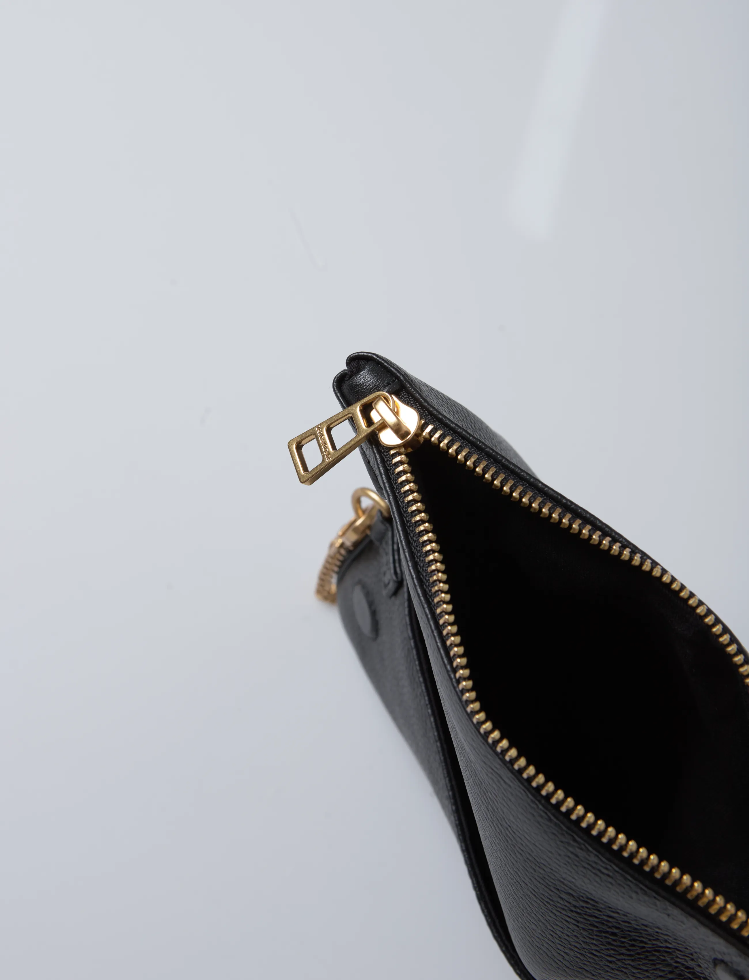 Zadig & Voltaire - ROCK NANO GRAINED LEATHER - black gold - 4