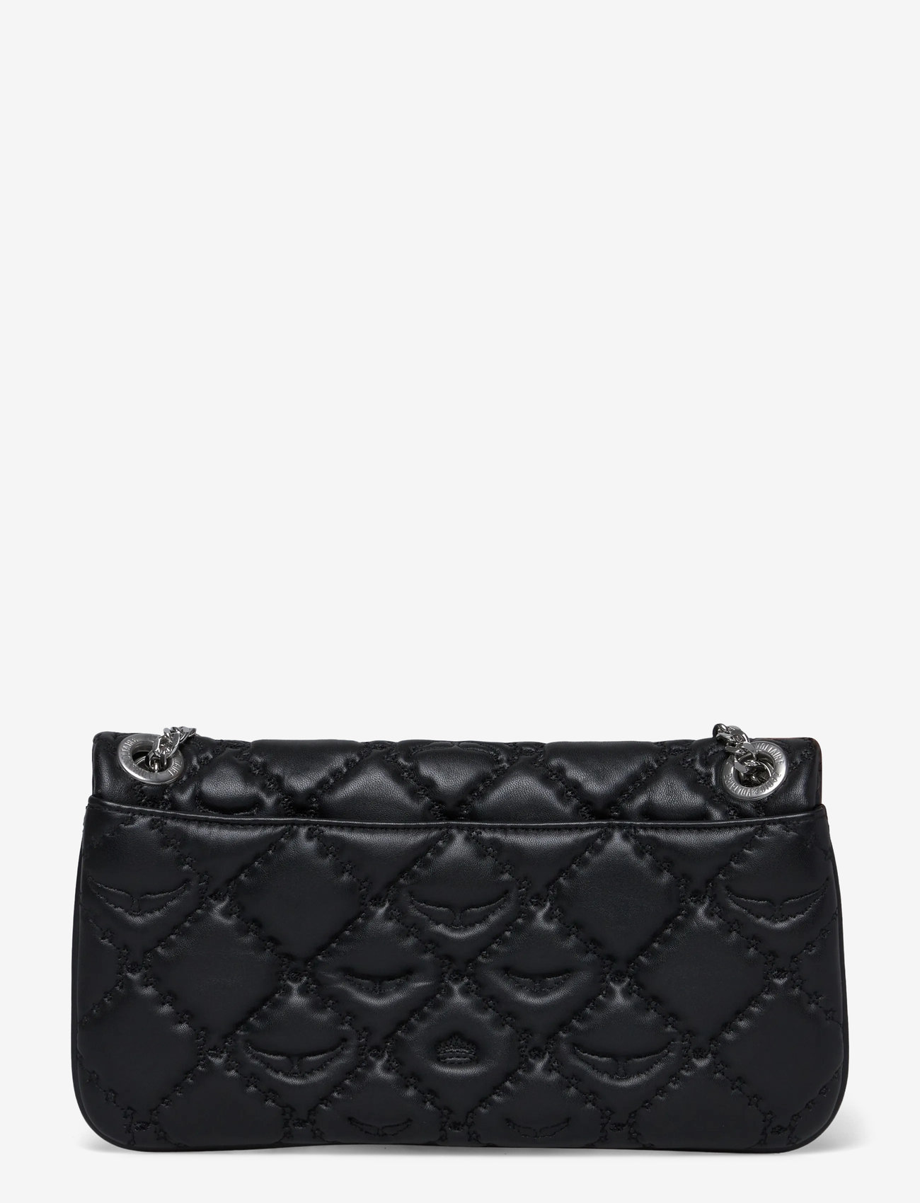 Zadig & Voltaire - ROCK II QUILTED MONOGRAM - per petį permetamos rankinės - black - 1
