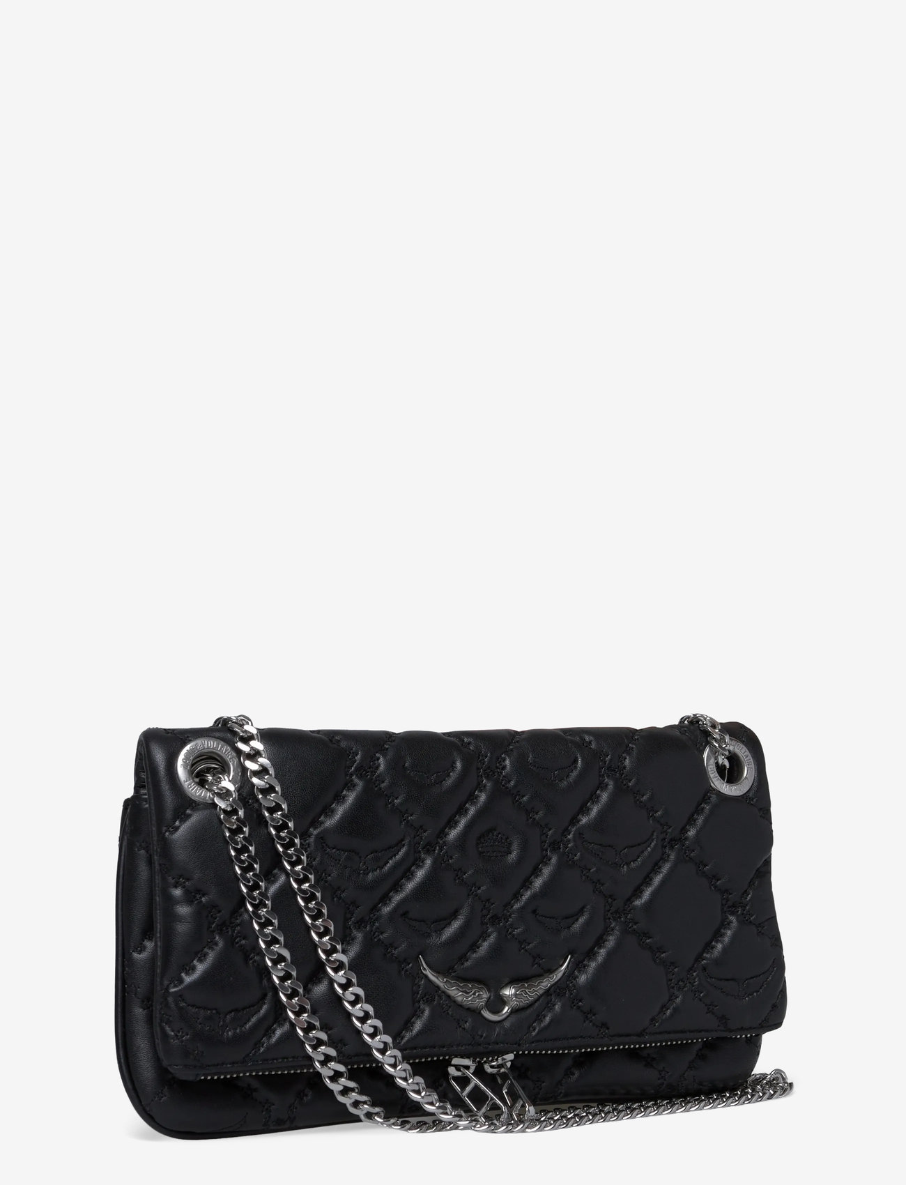 Zadig & Voltaire - ROCK II QUILTED MONOGRAM - per petį permetamos rankinės - black - 2