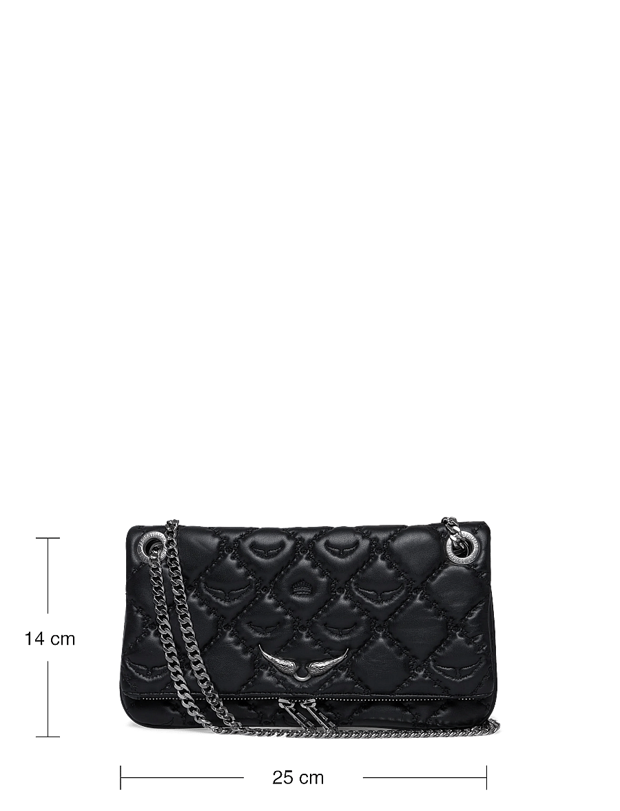 Zadig & Voltaire - ROCK II QUILTED MONOGRAM - hverdags stil - black - 3