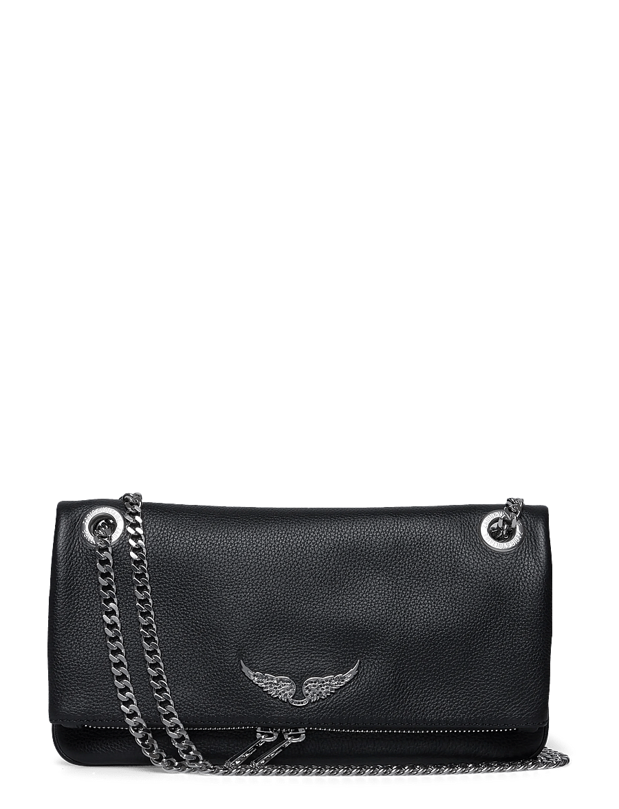 Zadig & Voltaire - ROCK II GRAINED LEATHER - mode trends - black - 0