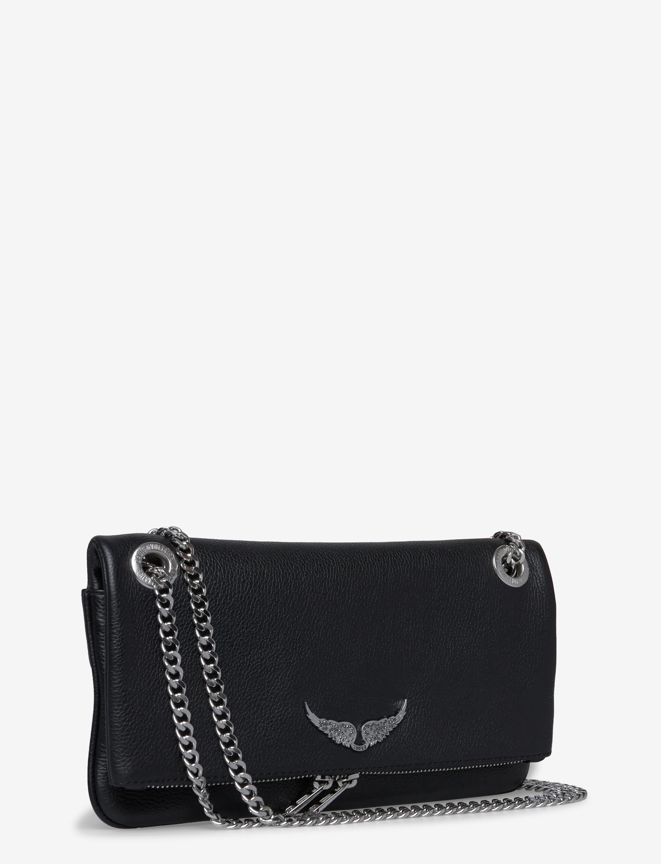 Zadig & Voltaire - ROCK II GRAINED LEATHER - per petį permetamos rankinės - black - 2