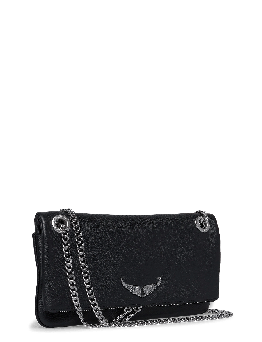 Zadig & Voltaire - ROCK II GRAINED LEATHER - mode trends - black - 2