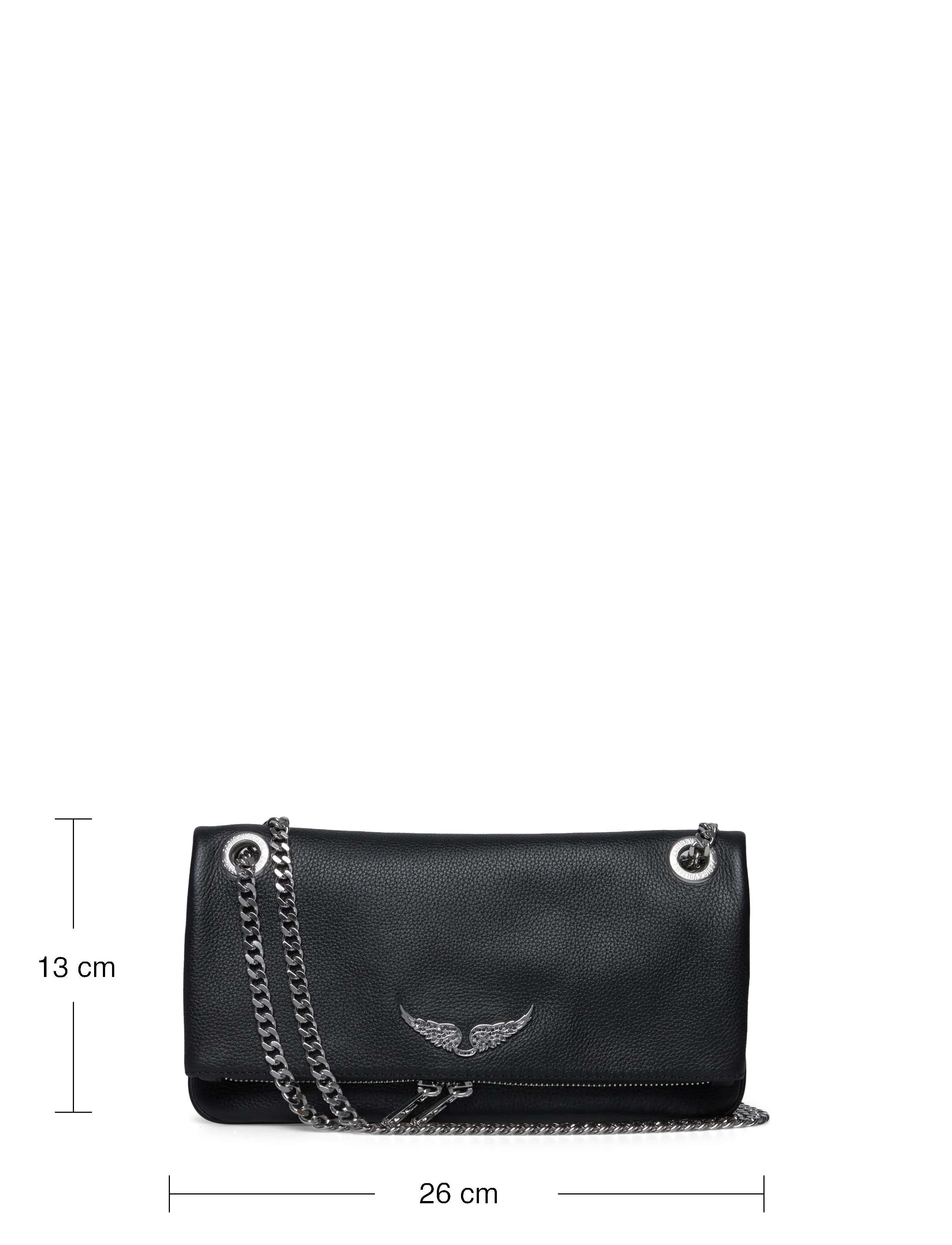 Zadig & Voltaire - ROCK II GRAINED LEATHER - modetrender - black - 3