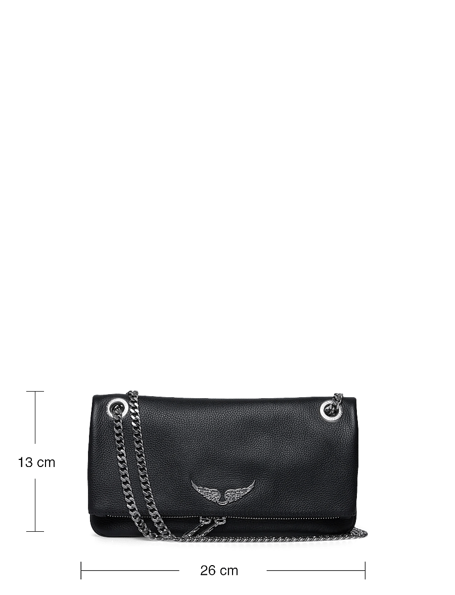 Zadig & Voltaire - ROCK II GRAINED LEATHER - mode trends - black - 3