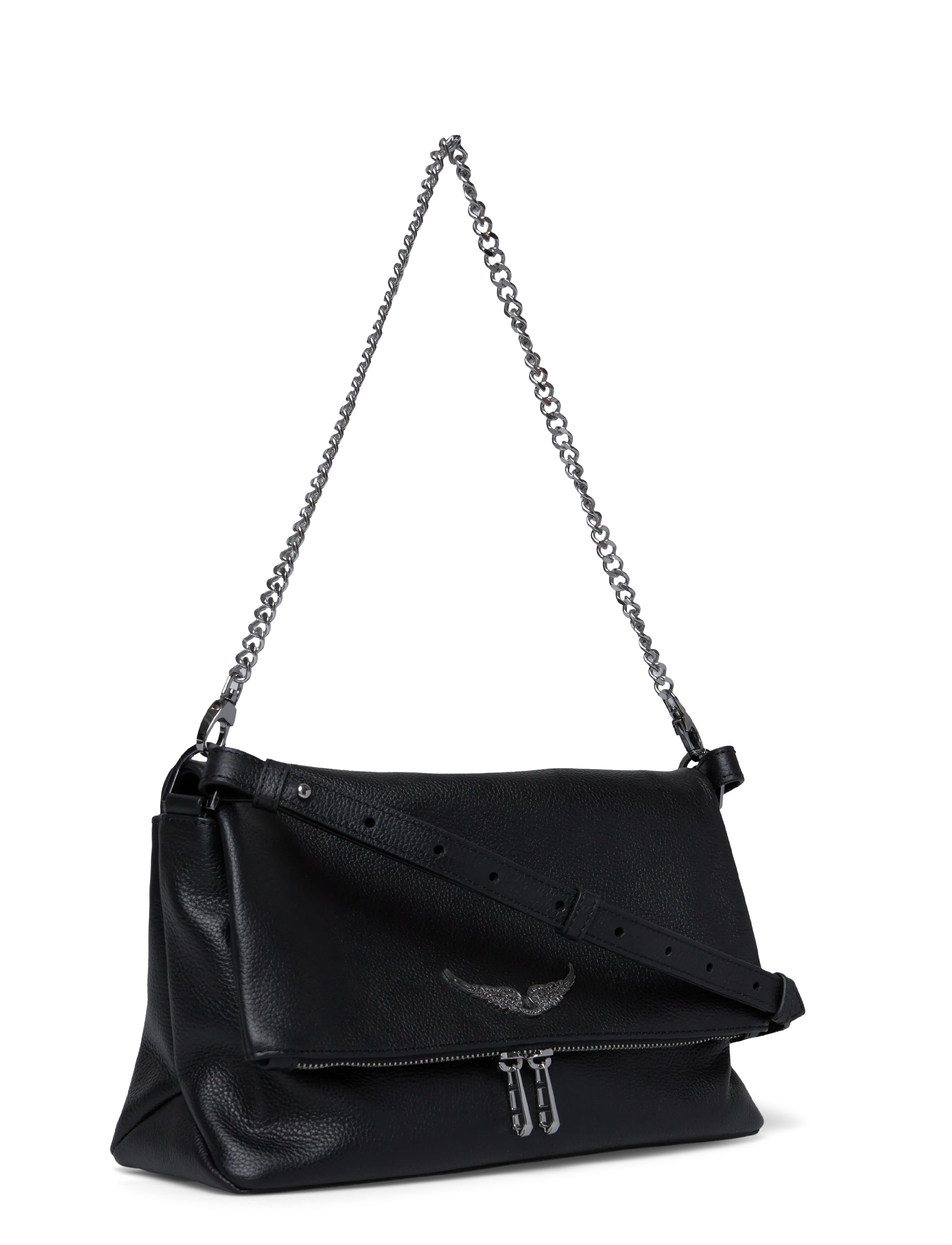 Zadig & Voltaire - ROCKY II GRAINED LEATHER - vinsældir í tísku - black - 2