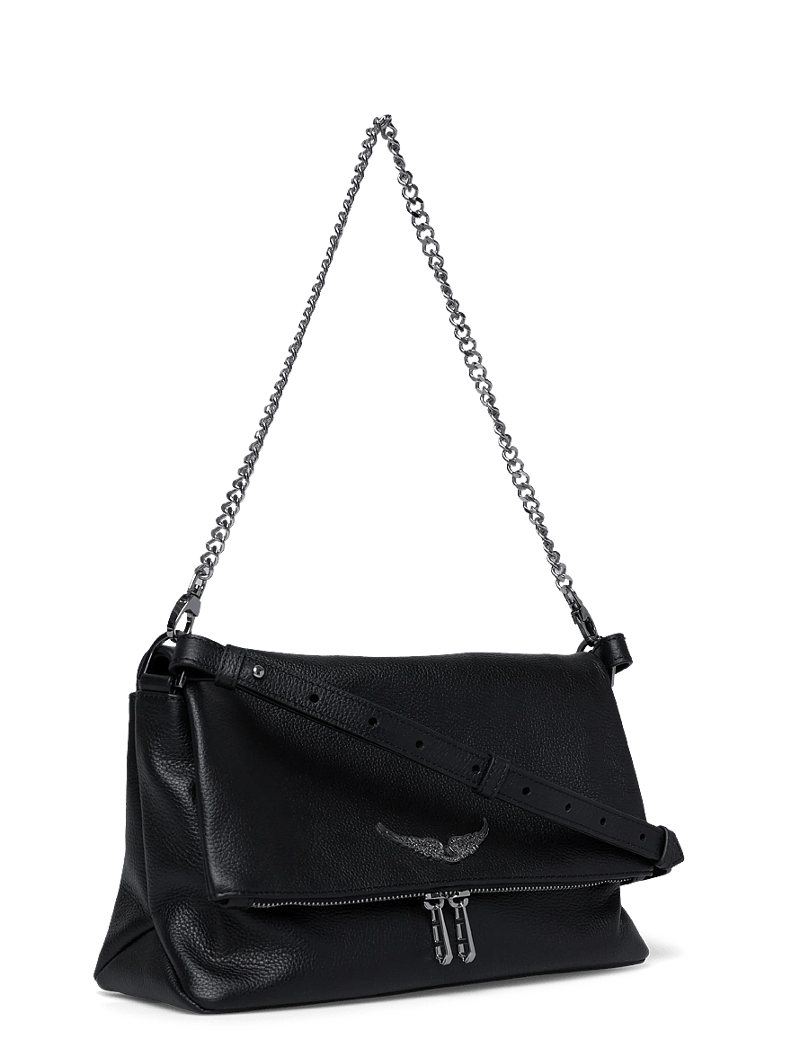 Zadig & Voltaire - ROCKY II GRAINED LEATHER - vinsældir í tísku - black - 2